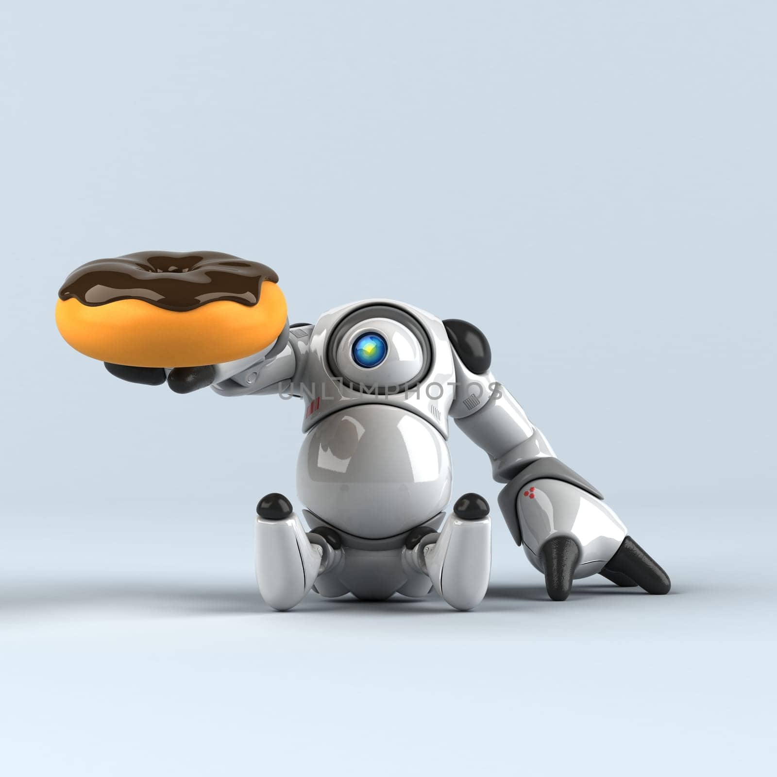 Big robot - 3D Illustration