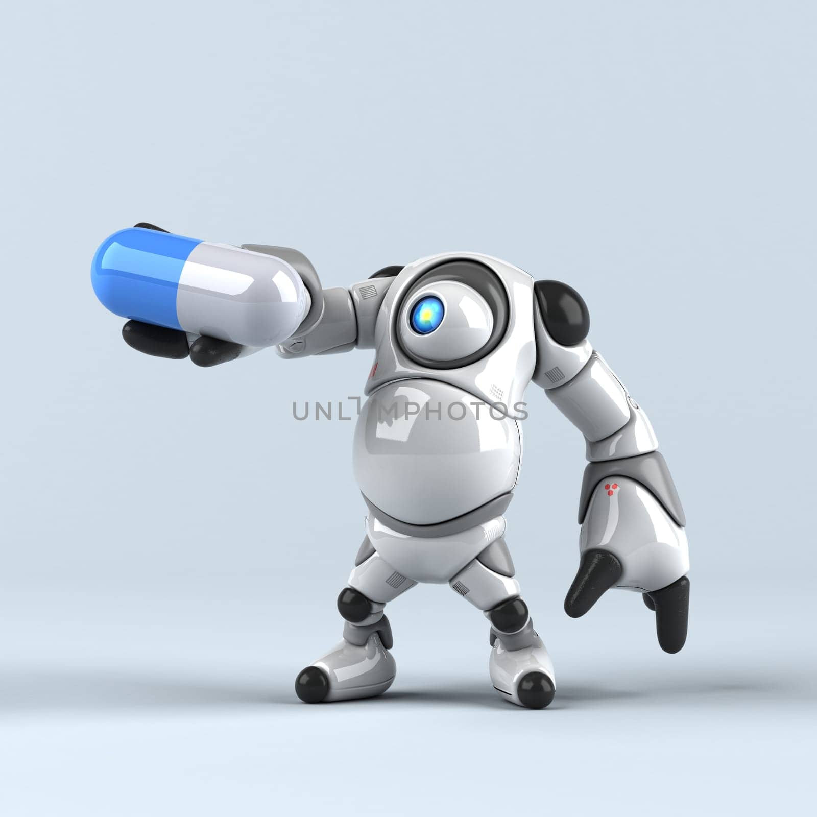 Big robot - 3D Illustration