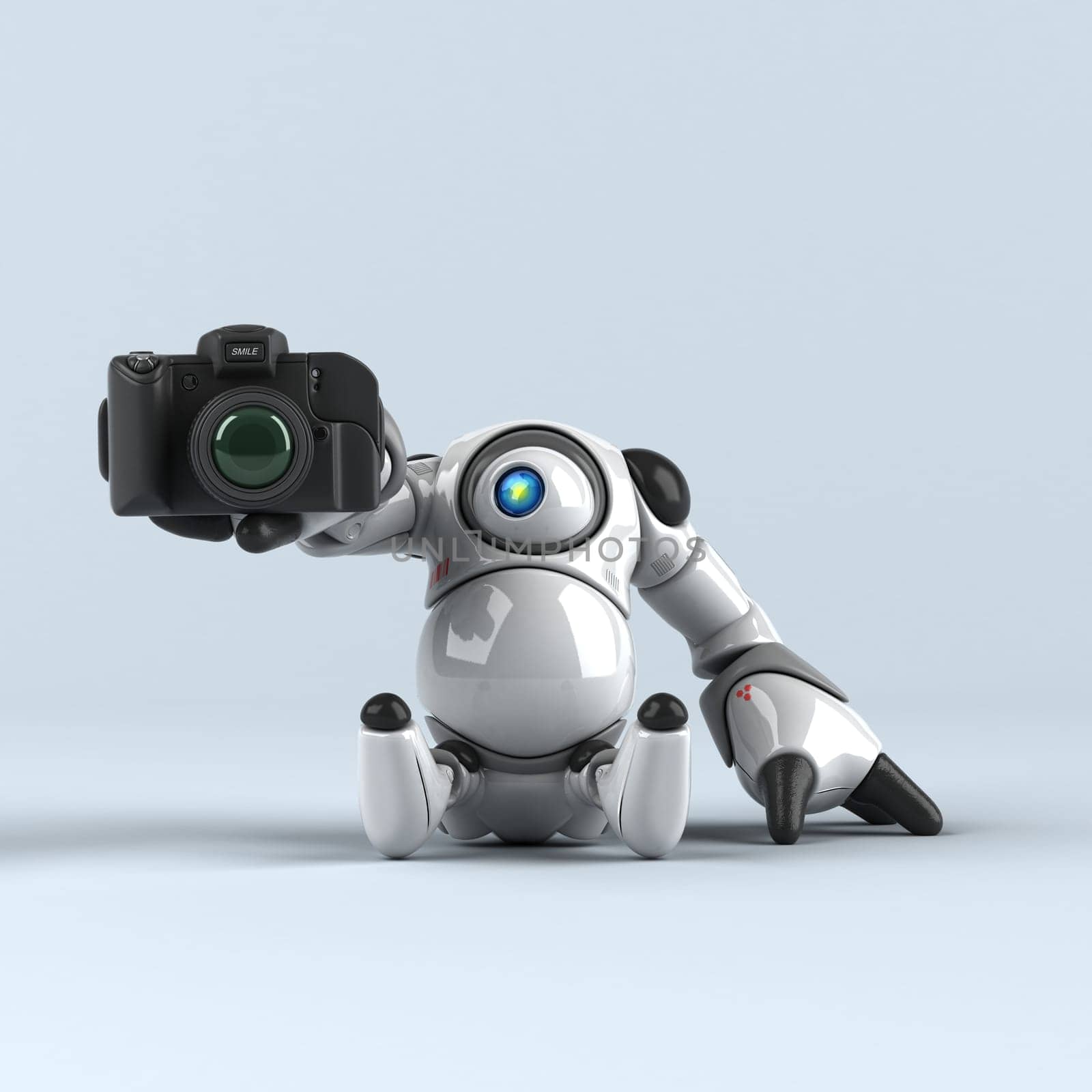 Big robot - 3D Illustration