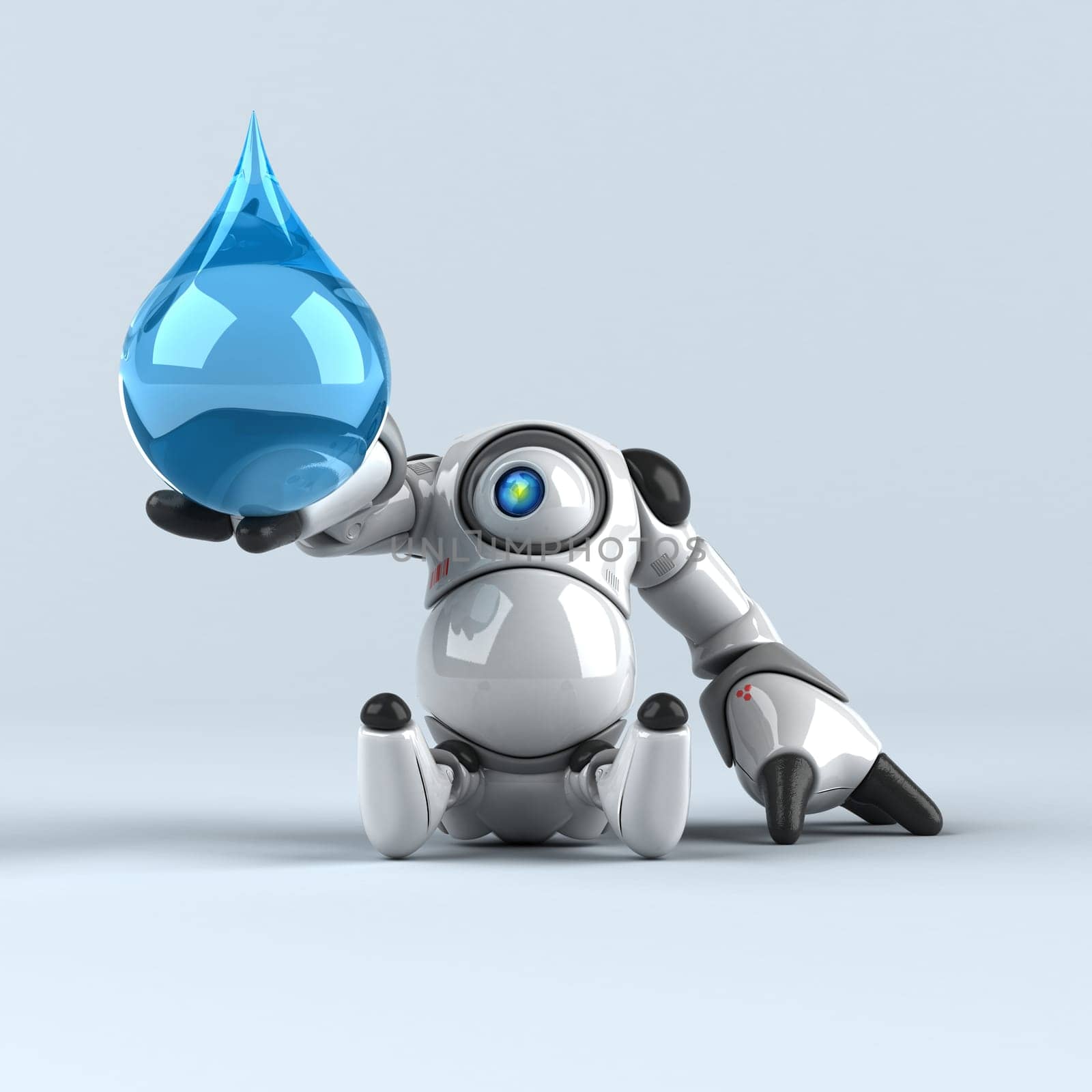 Big robot - 3D Illustration