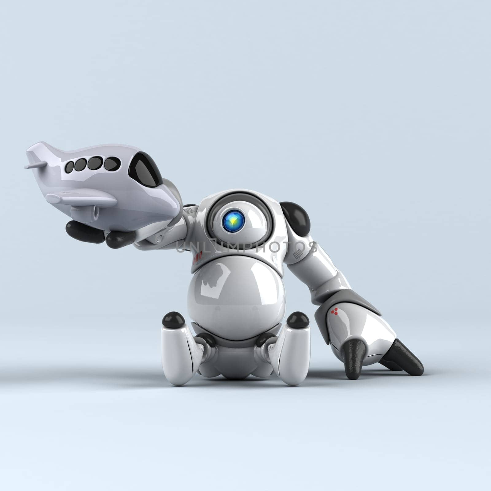 Big robot - 3D Illustration