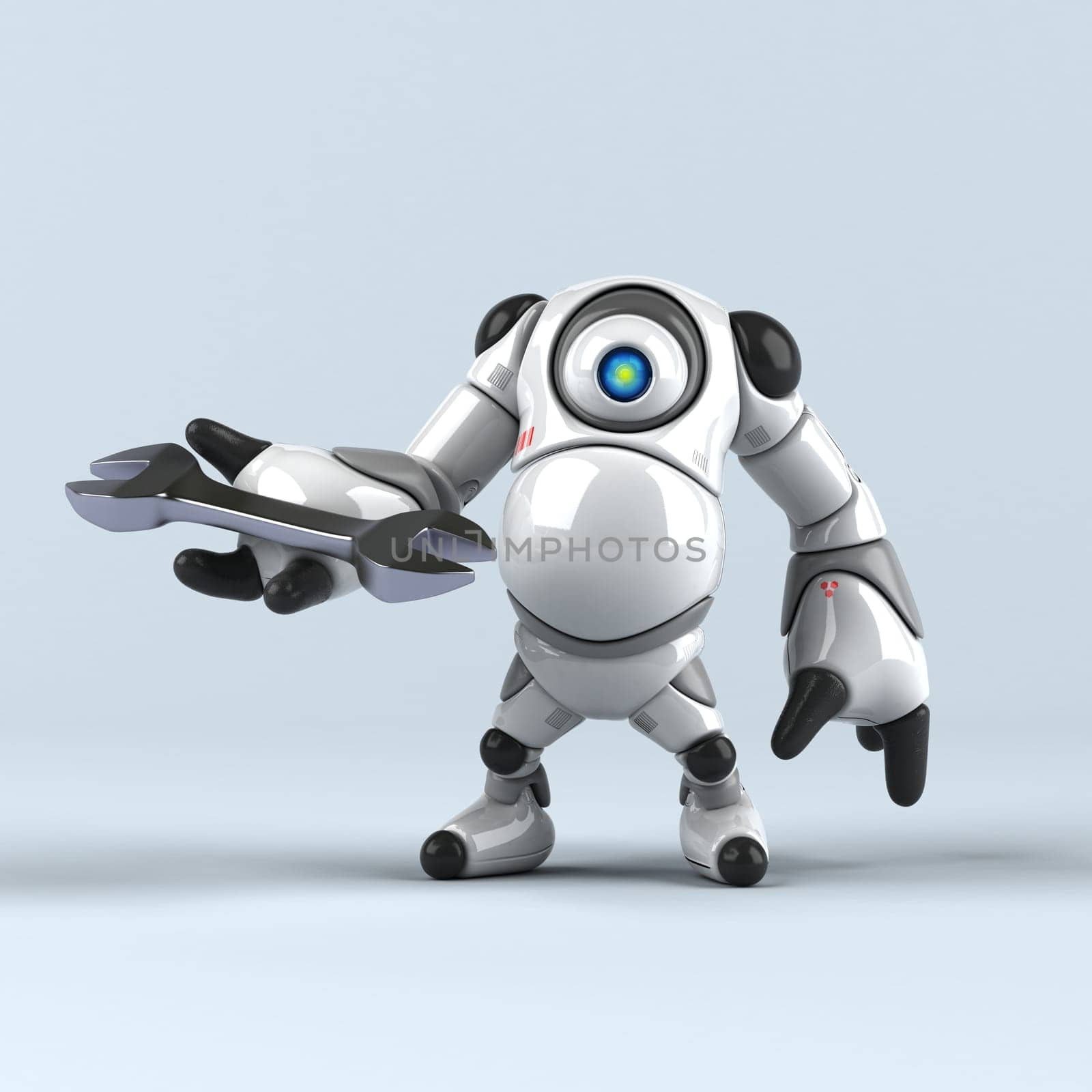 Big robot - 3D Illustration