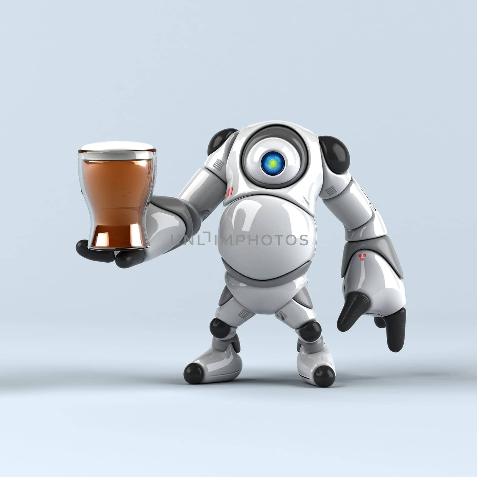 Big robot - 3D Illustration