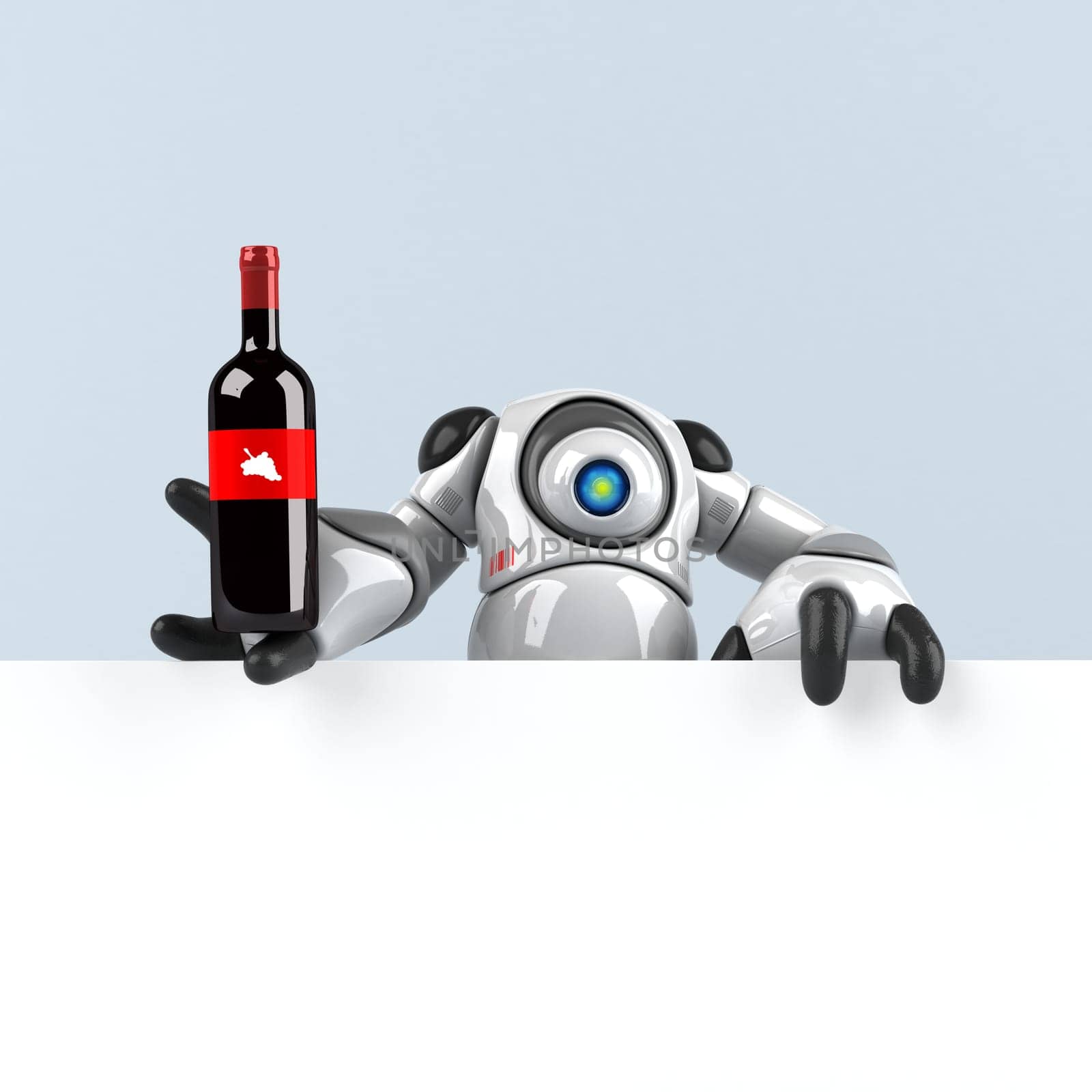 Big robot - 3D Illustration