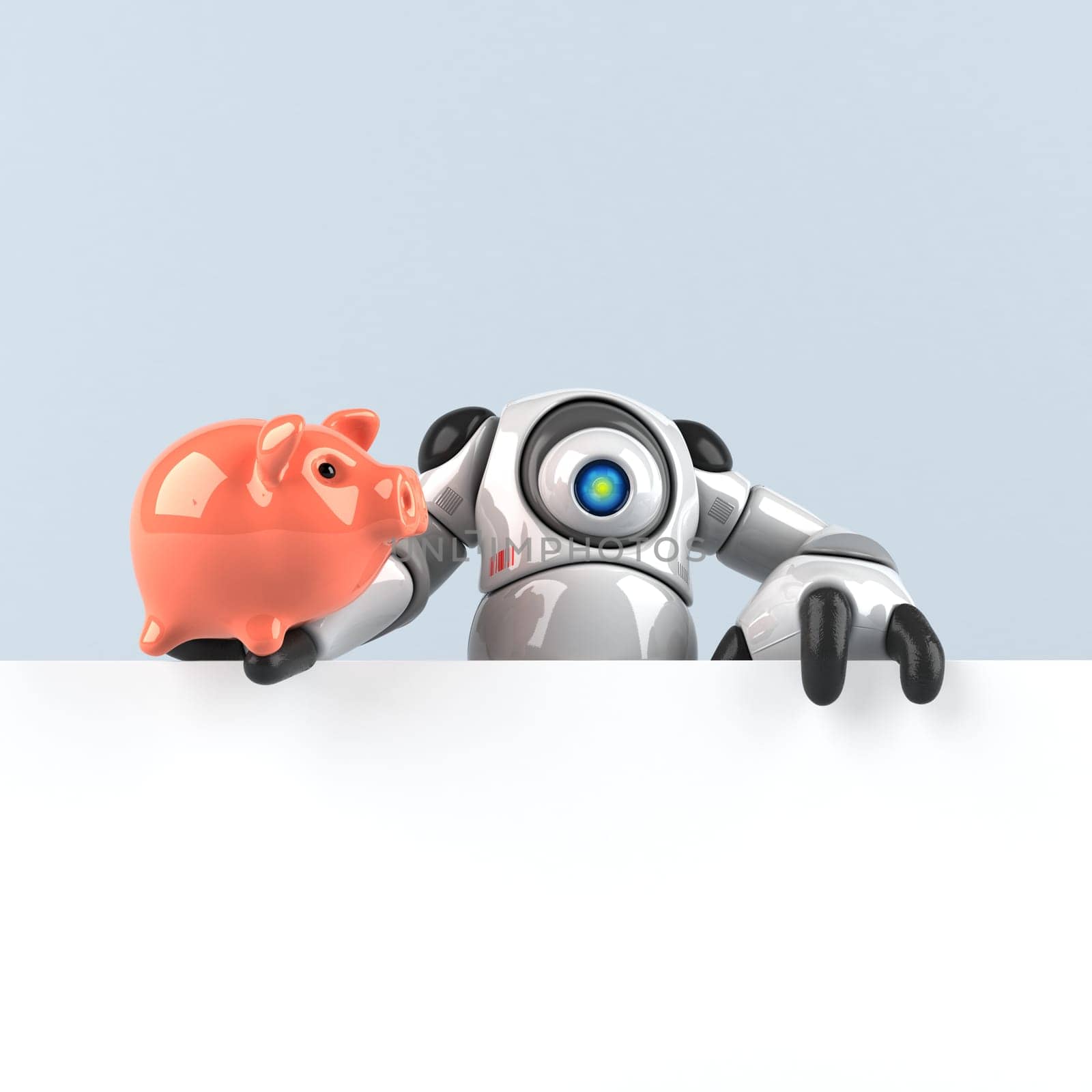 Big robot - 3D Illustration