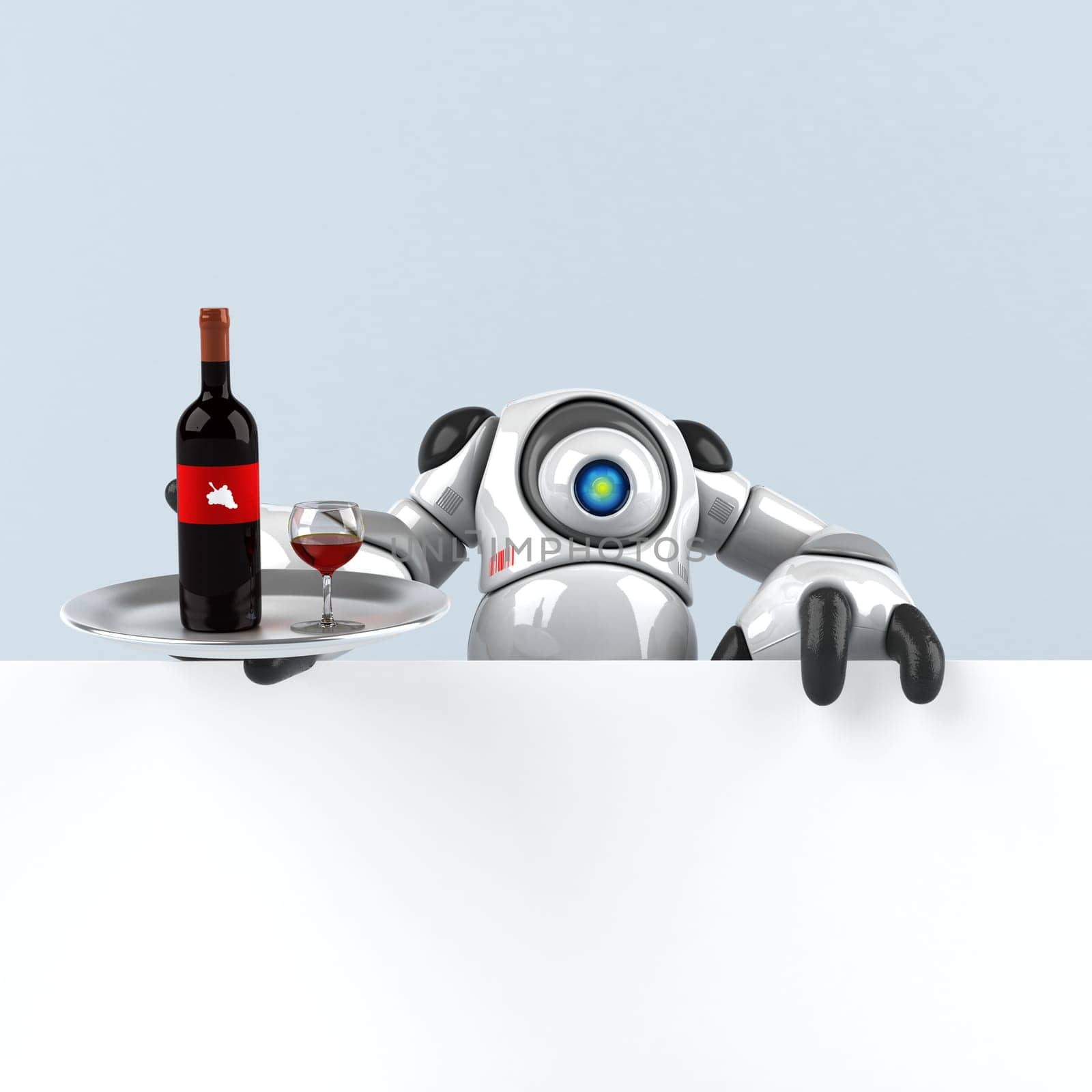 Big robot - 3D Illustration