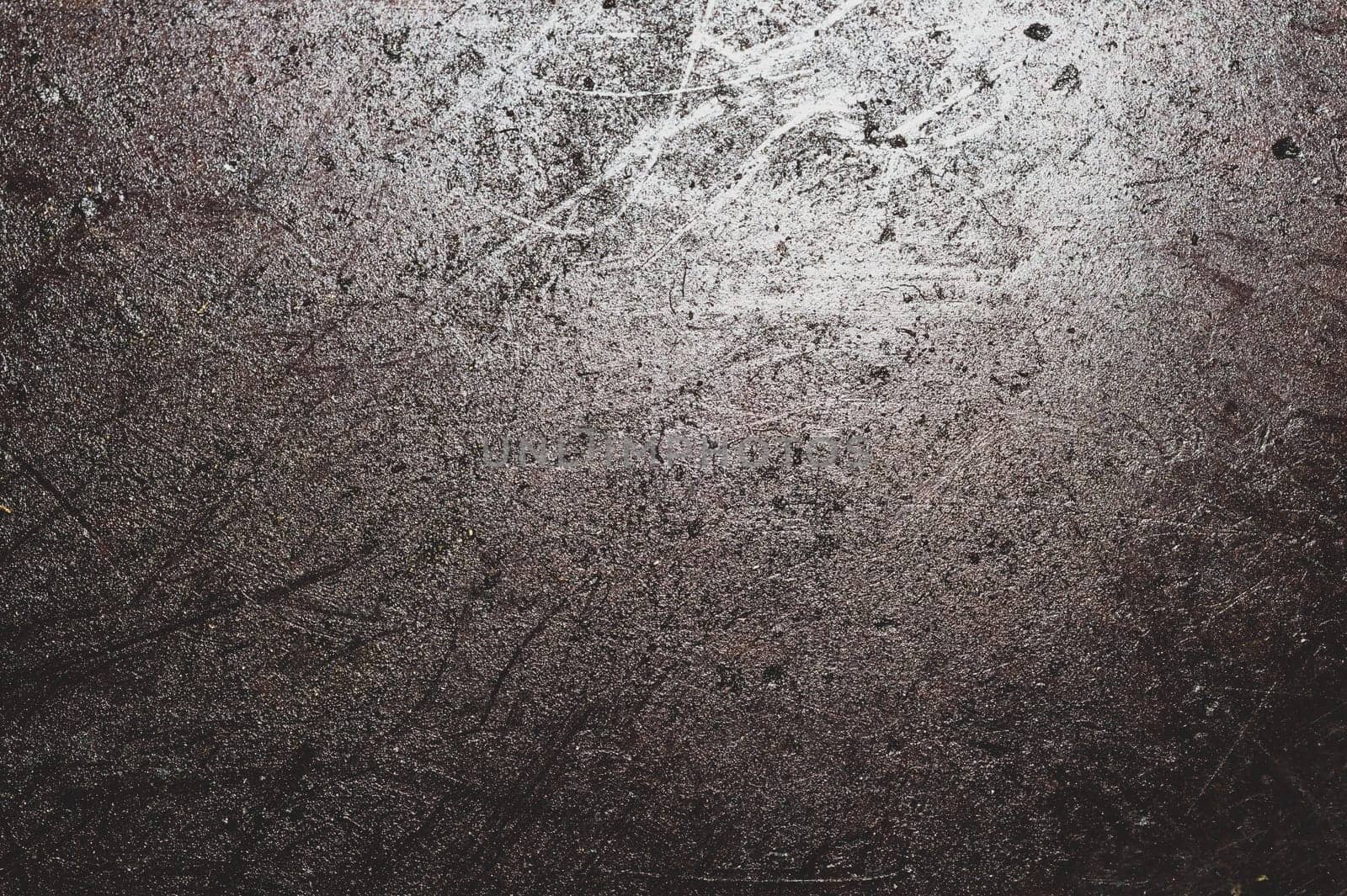 Rusty metal texture background. old iron plate texture. steel wall. workbench surface with scratches. hard work concept with copy space