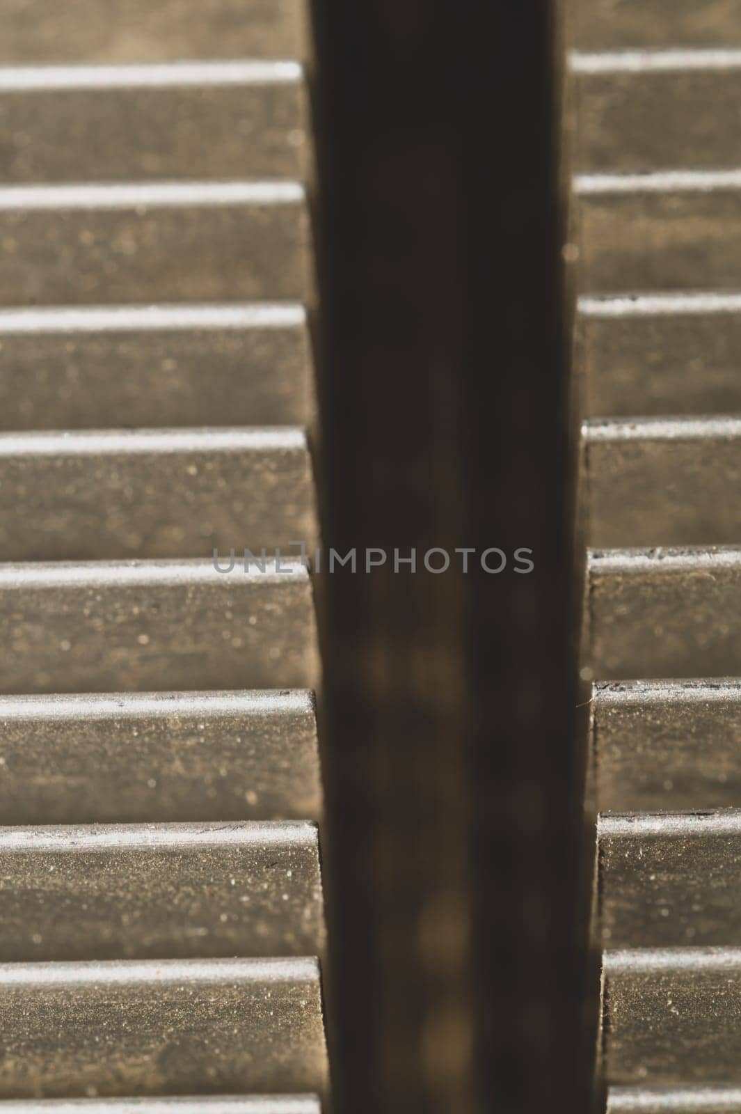 Computer radiator abstract macro background. processor cooling system. motherboard detail. line art