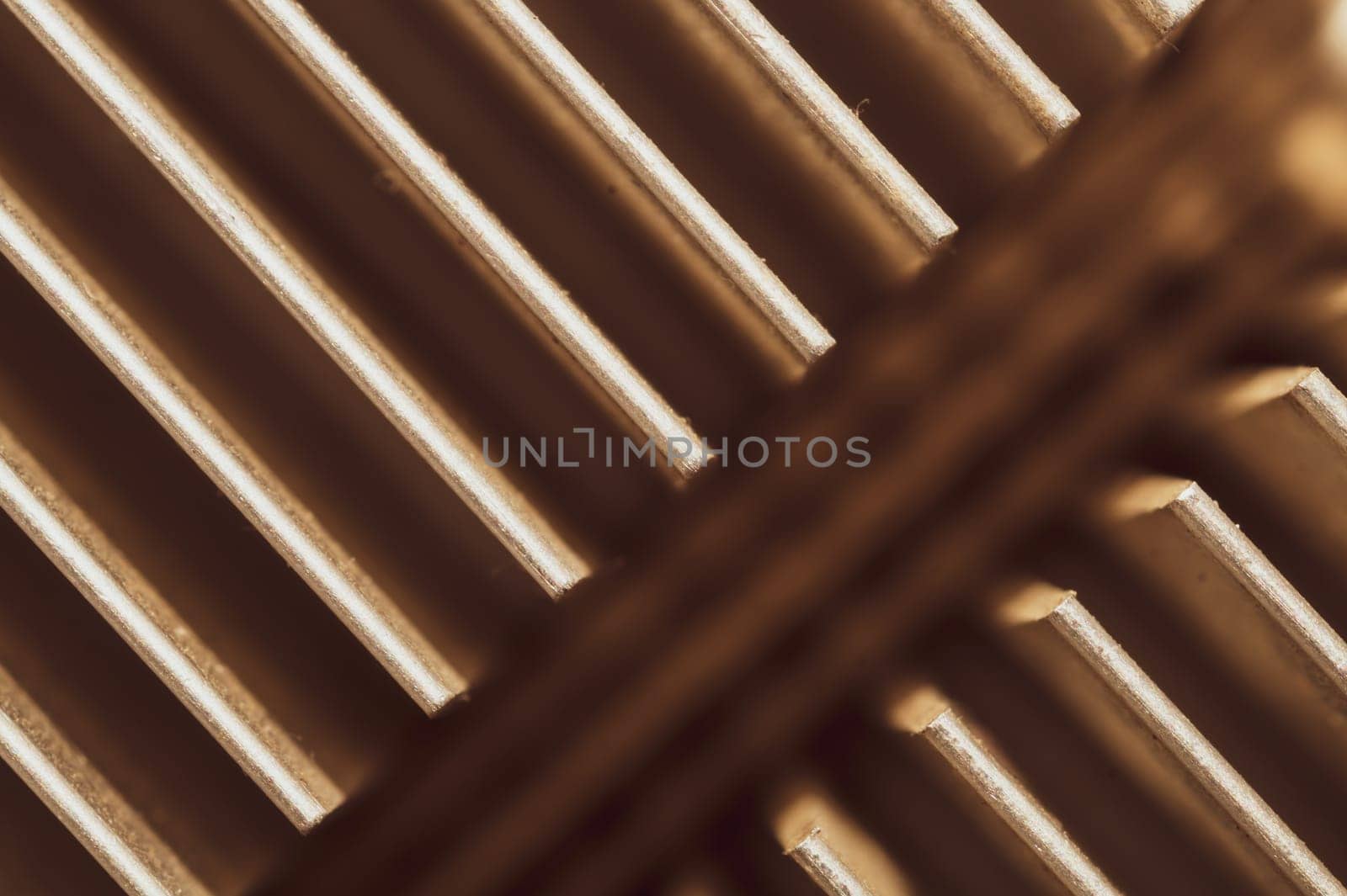 Computer radiator abstract macro background. processor cooling system. motherboard detail. line art