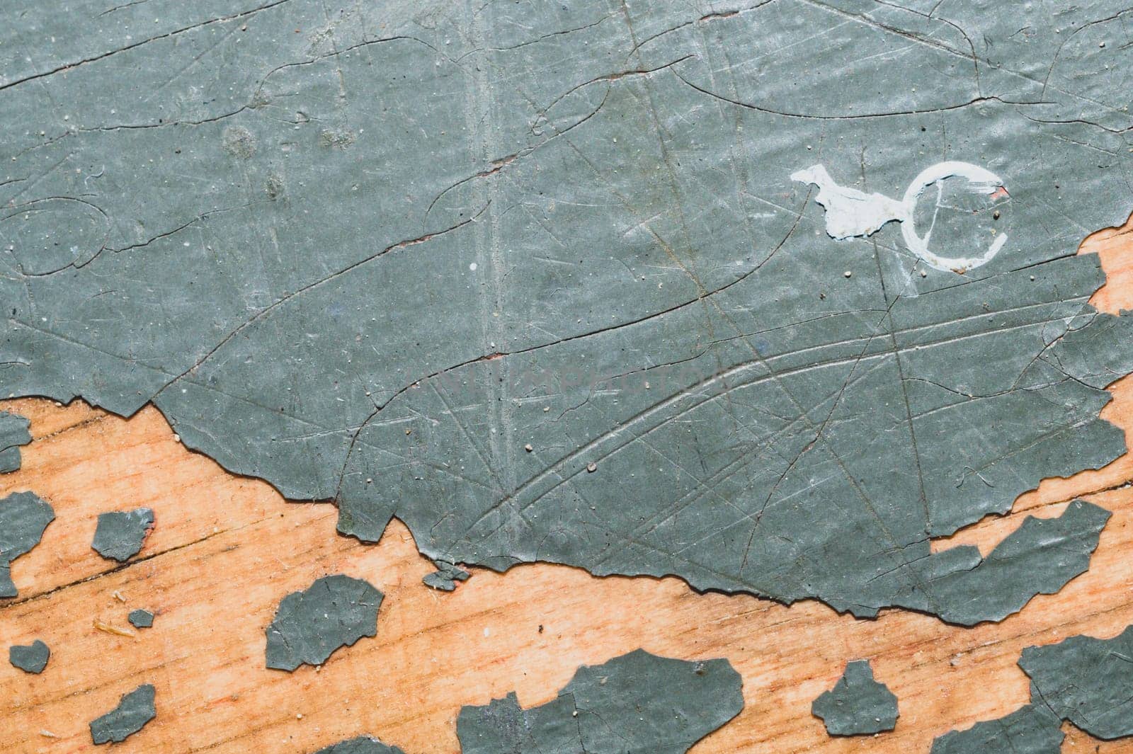 Rough wood with paint spots. old wooden texture. cracked and scratched surface
