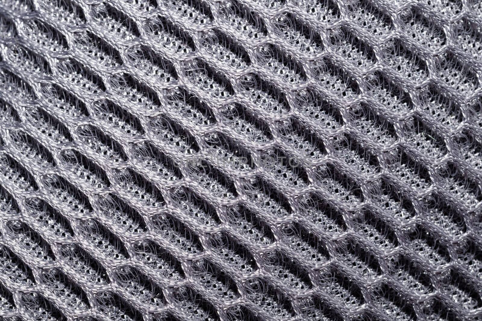 Black fabric texture close up. textile background. knitted pattern. woven material