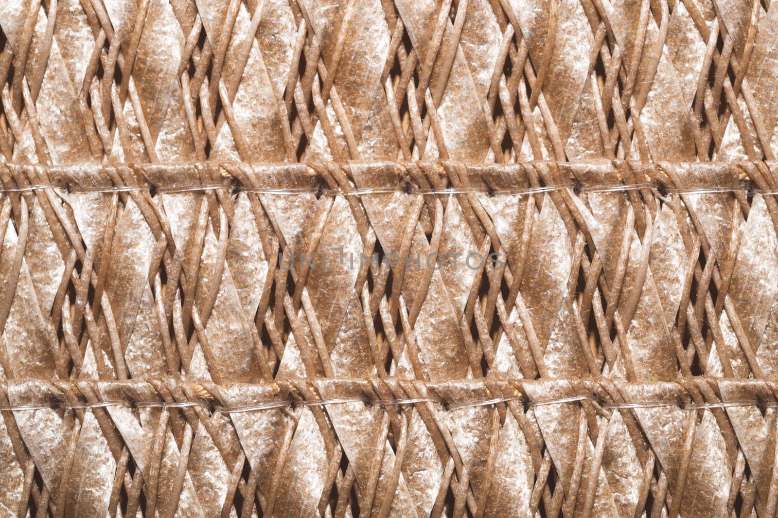 Woven background. texture of straw basket surface. weave texture