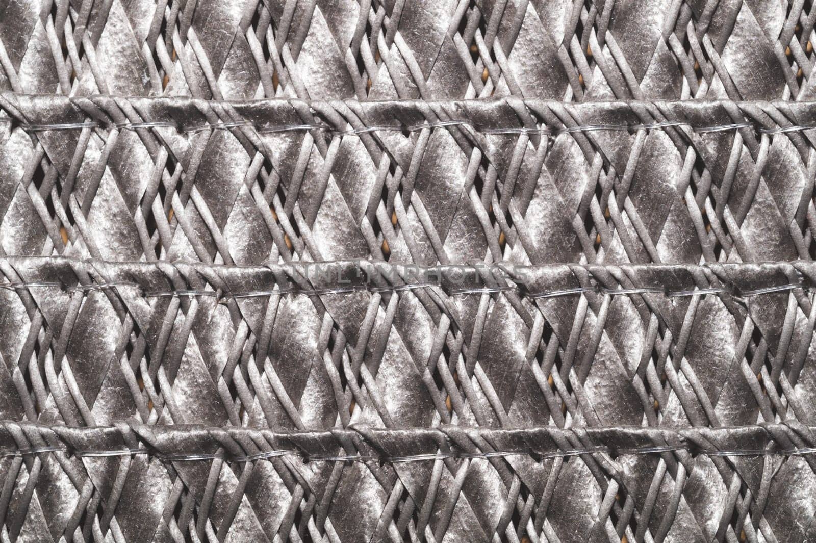 Woven background. texture of straw basket surface. weave texture