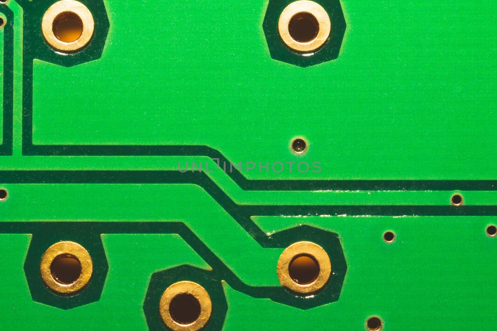 Electronic circuit board abstract background. computer motherboard close up. modern technologies. micro elements of computer with connections and traces. Intelligent technology