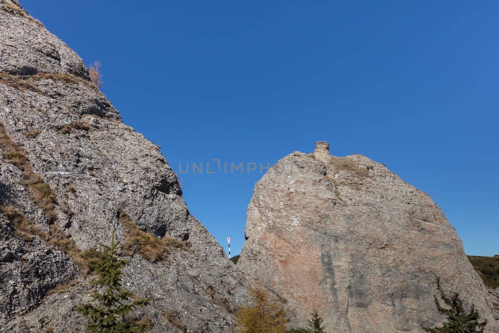 Zaganu Mountain in Ciucas Massif Romanian Carpathians
