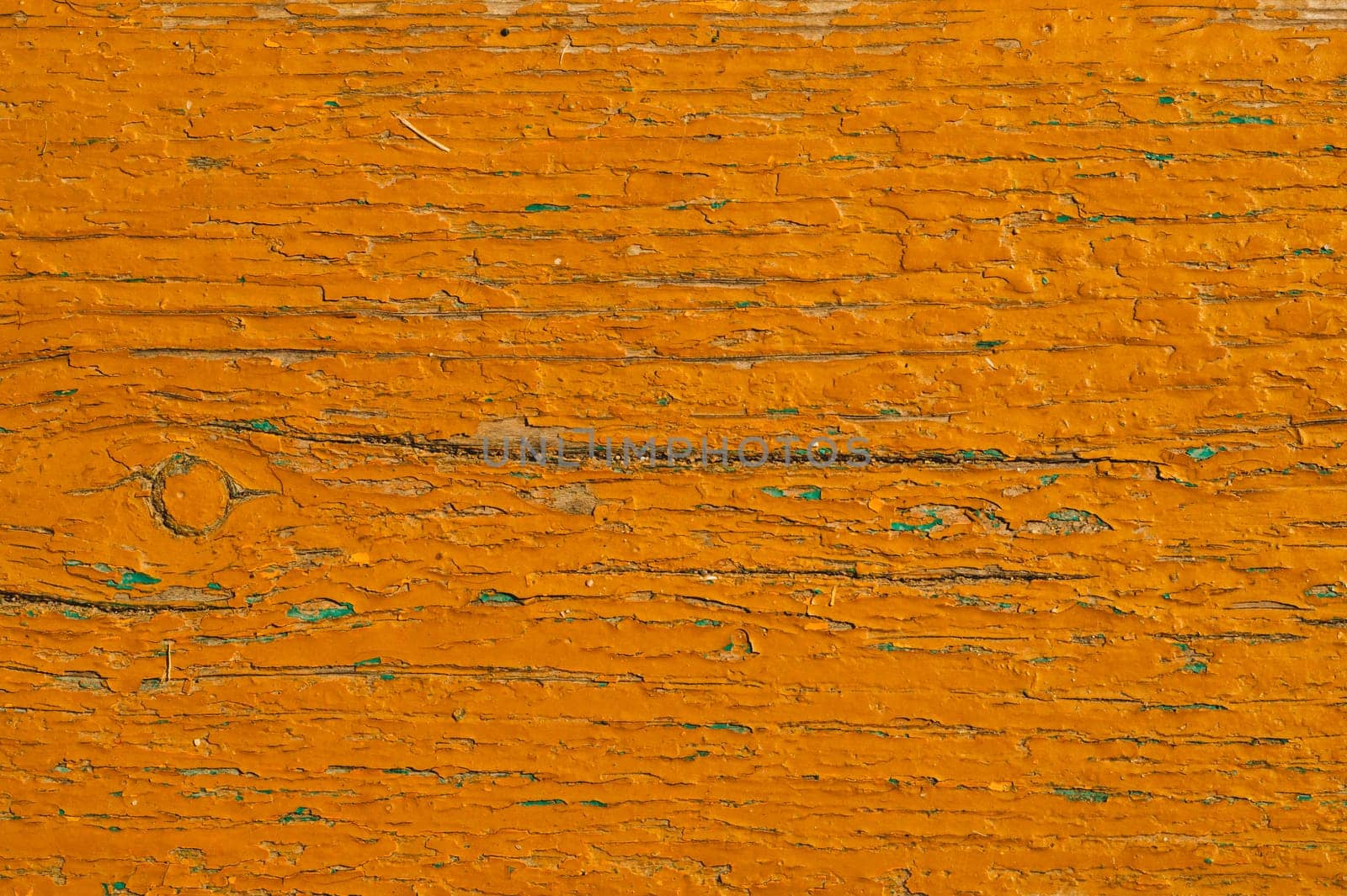 Shabby painted wood texture. old wooden background with peeling paint