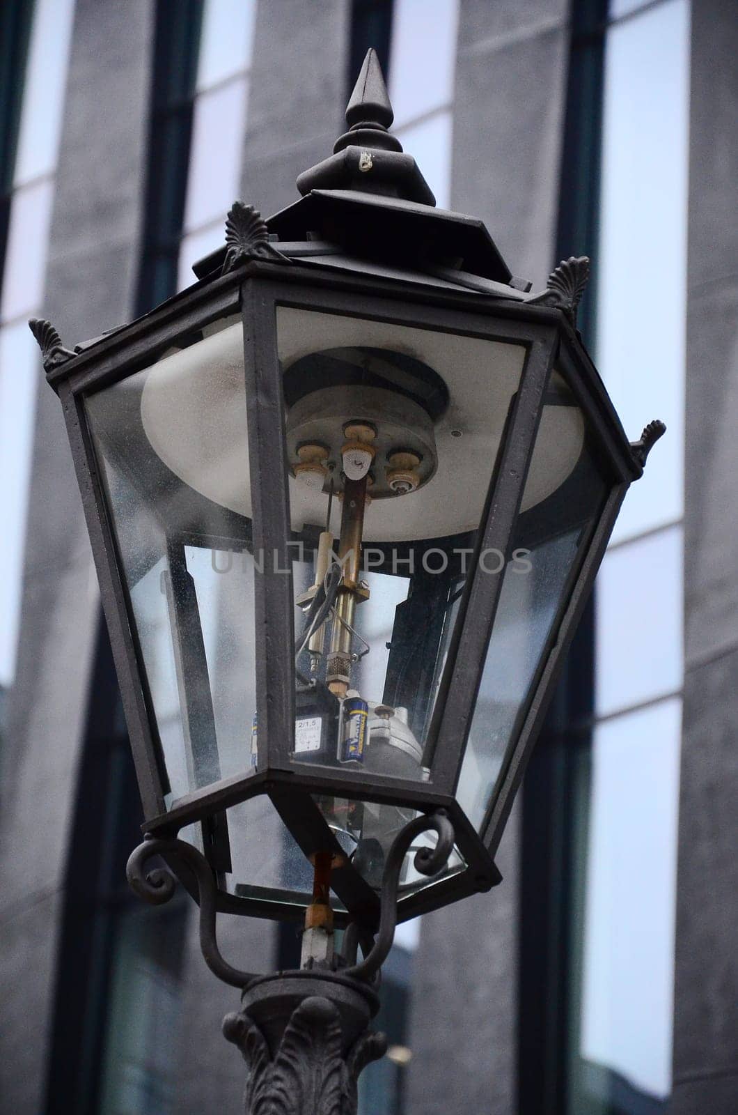 old gas lamp.
