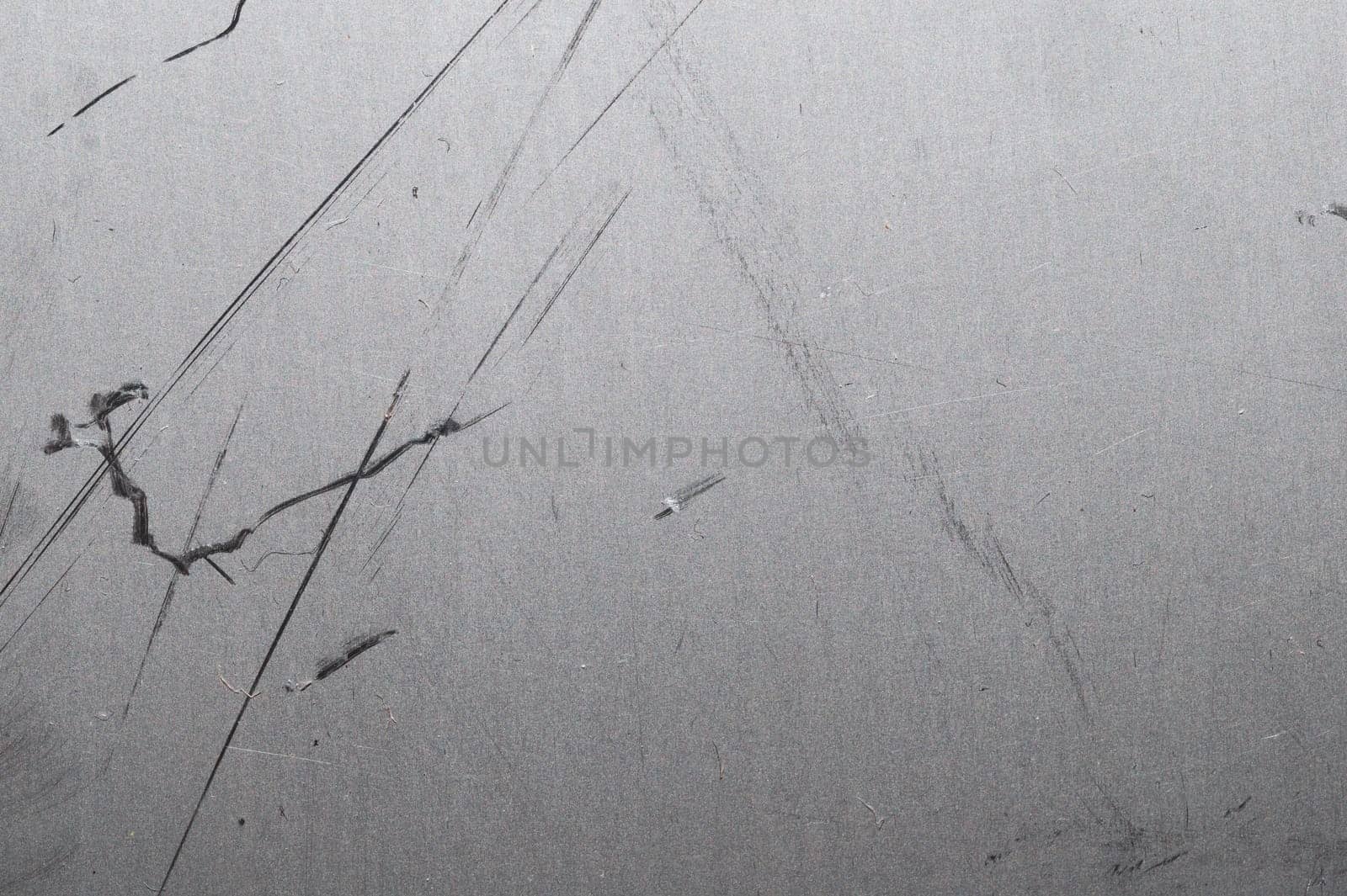 Aluminum plate with scratches. steel sheet background. metal surface