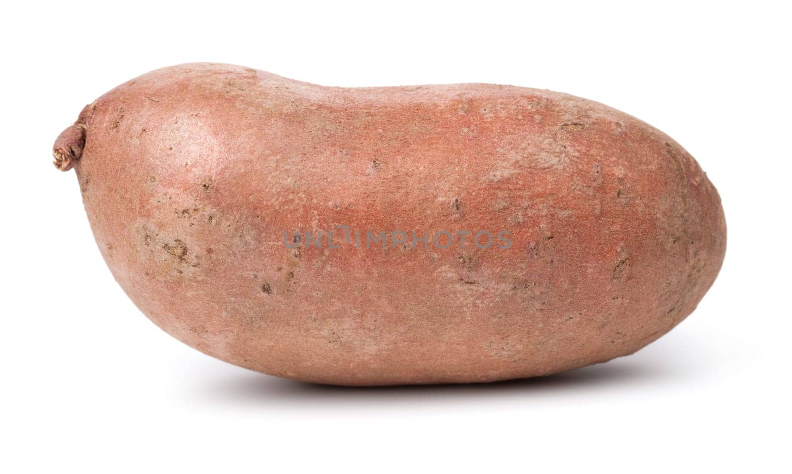 Healthy sweet potato isolated over white background