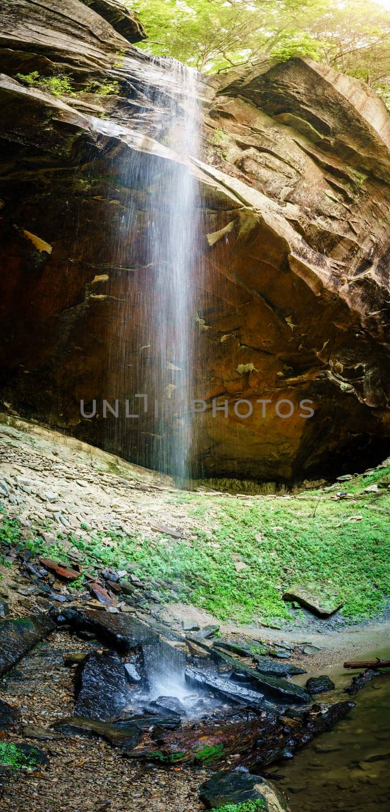 Scenic view of Yahoo Falls in Southern Kentucky