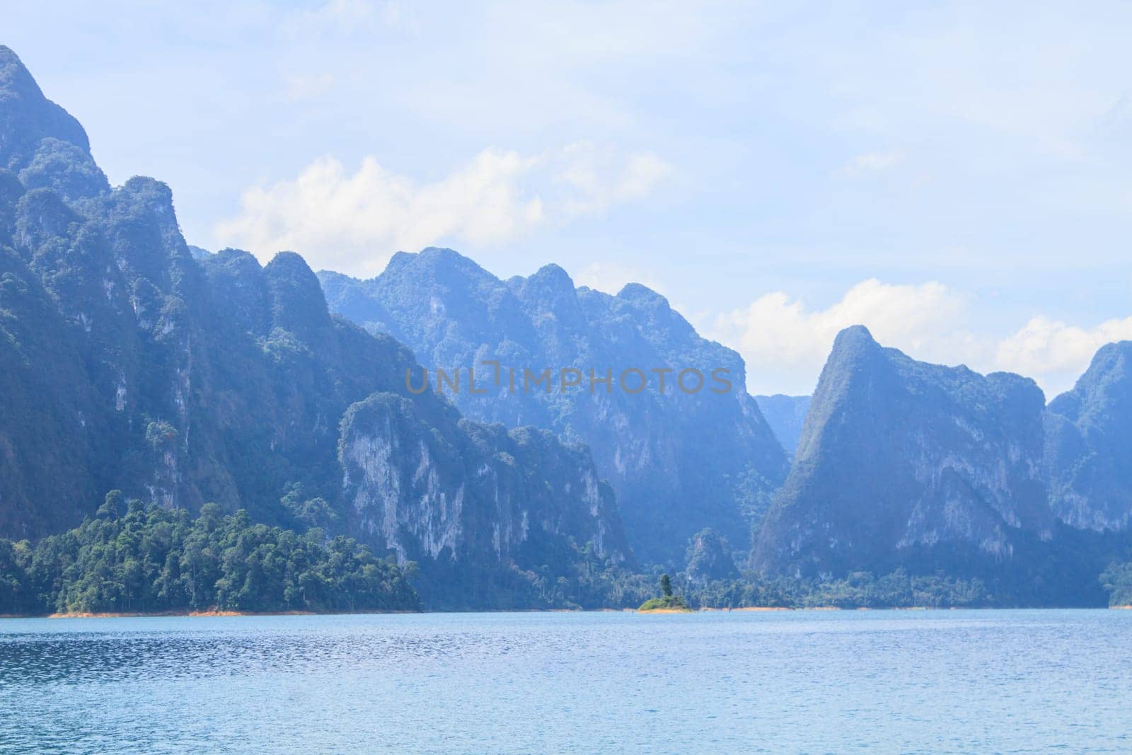 Khao sok park, mountain and lake in Suratthani, Thailand.