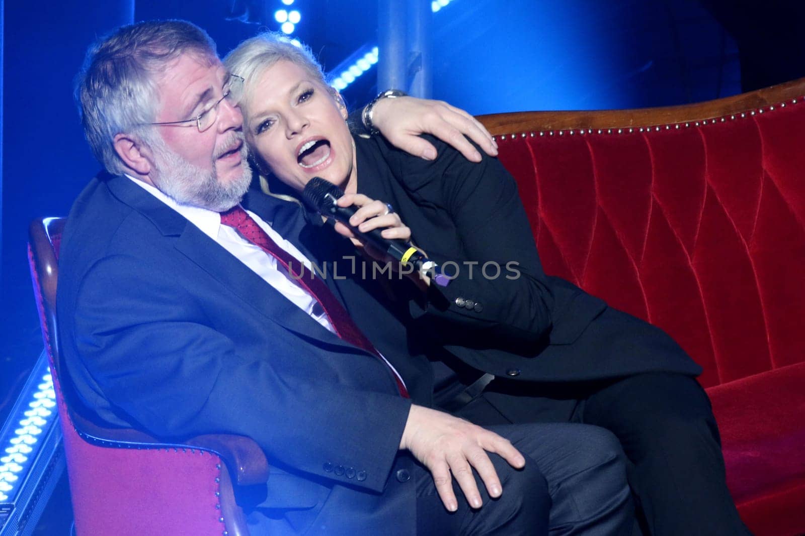 Gerd Spiekermann ,Ina Mueller,NDR Harbour Concert "Tschuess Gerd"",farewell by Gerd Spiekermann,Hamburg,21.04.2015"