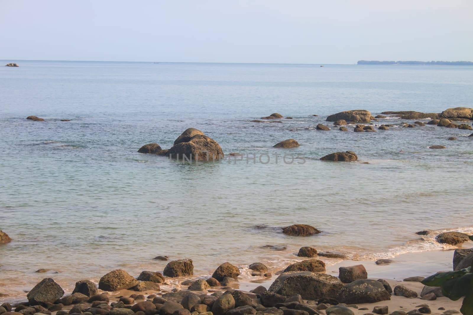 beautiful tropical sea in summer, beach island and the sea in Thailand