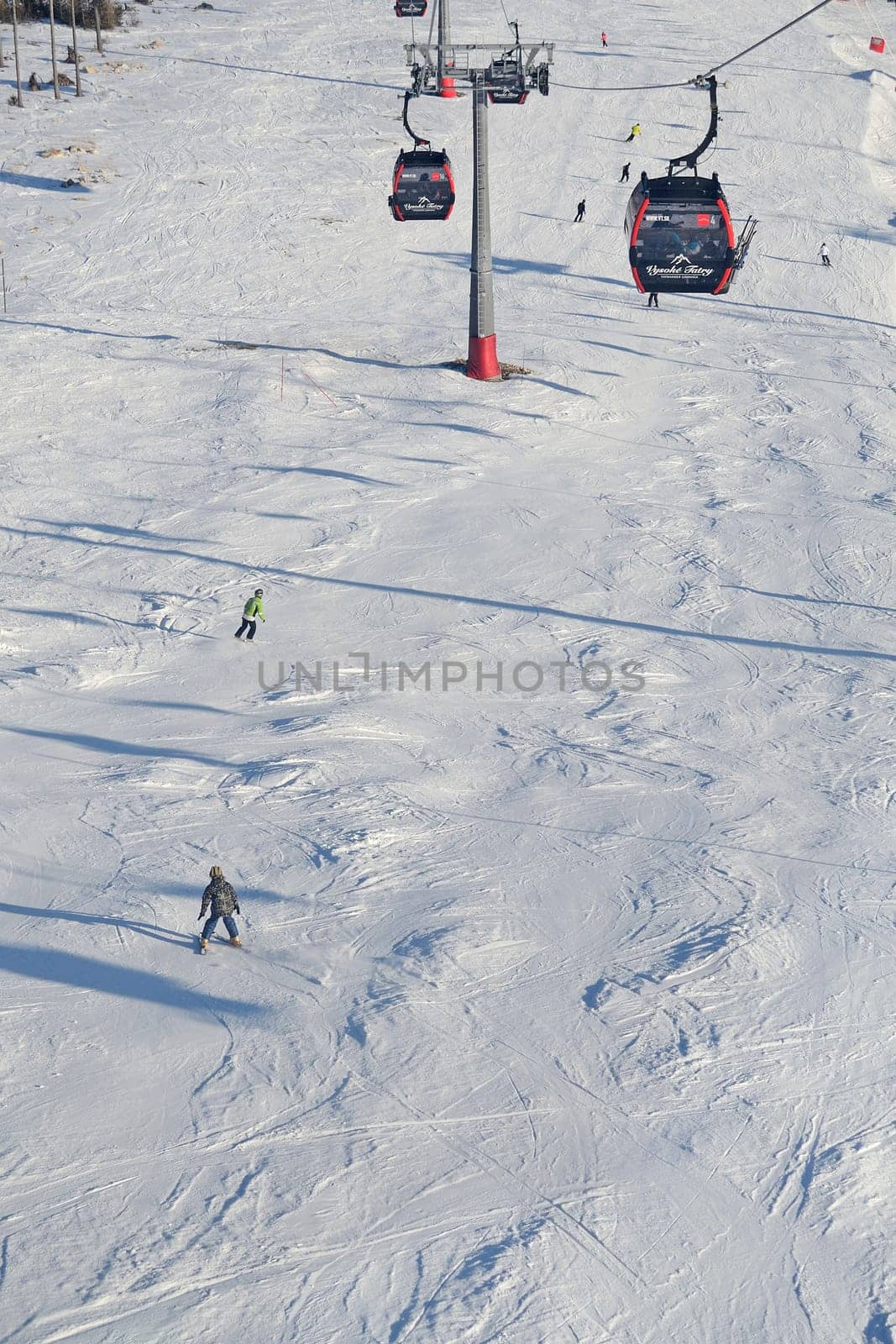 Downhill skiing
