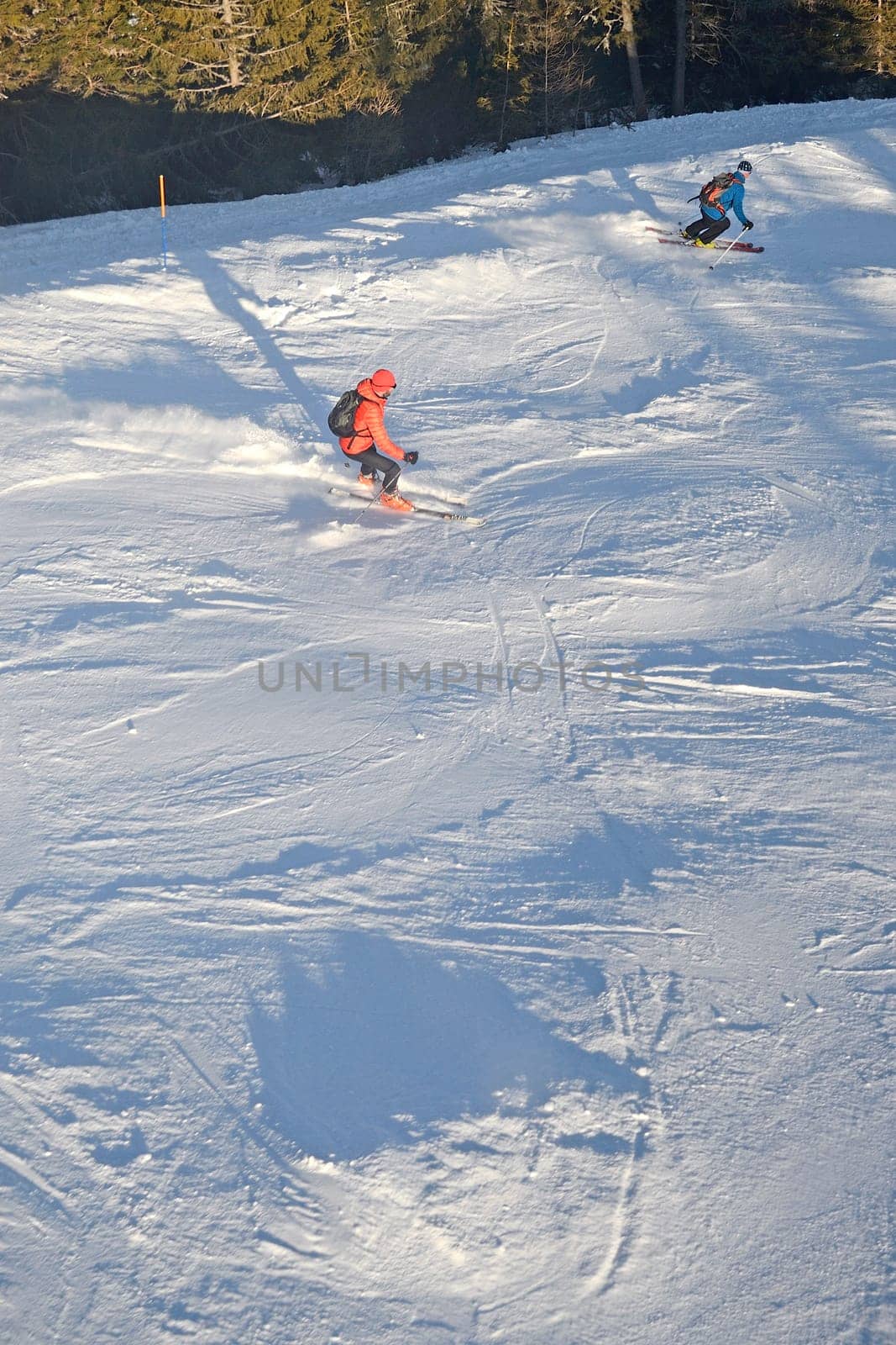 Downhill skiing