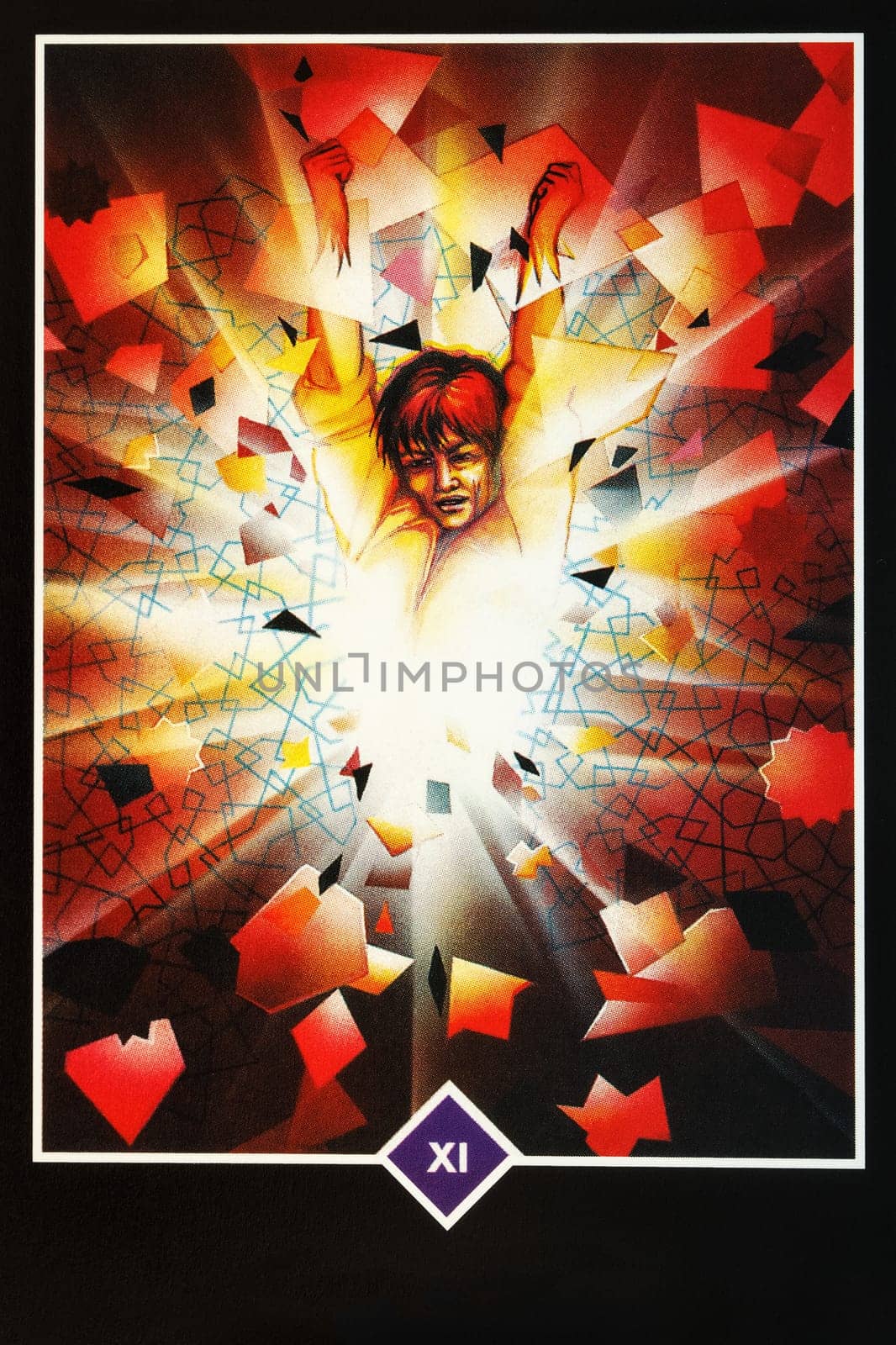 Ventspils, Latvia, 10.2021 Tarot cards for divination, spiritualistic seances