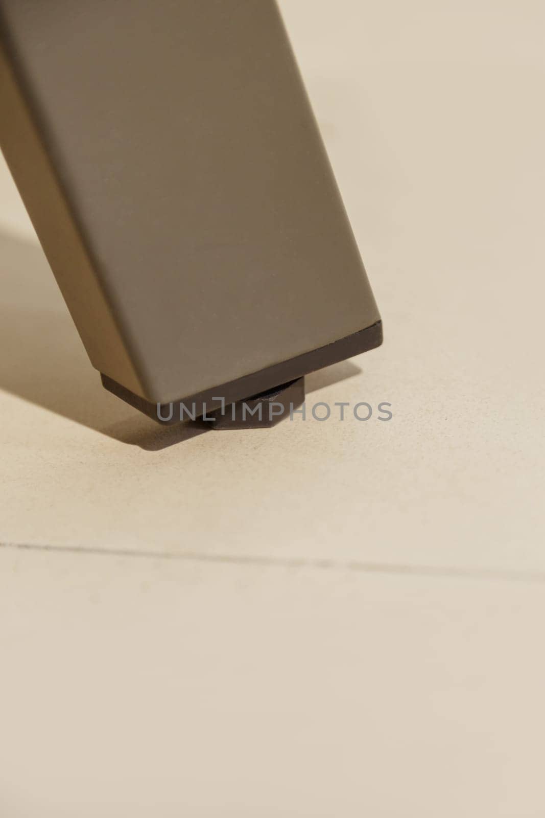 Height-adjustable plastic table leg. Furniture accessories. Table support