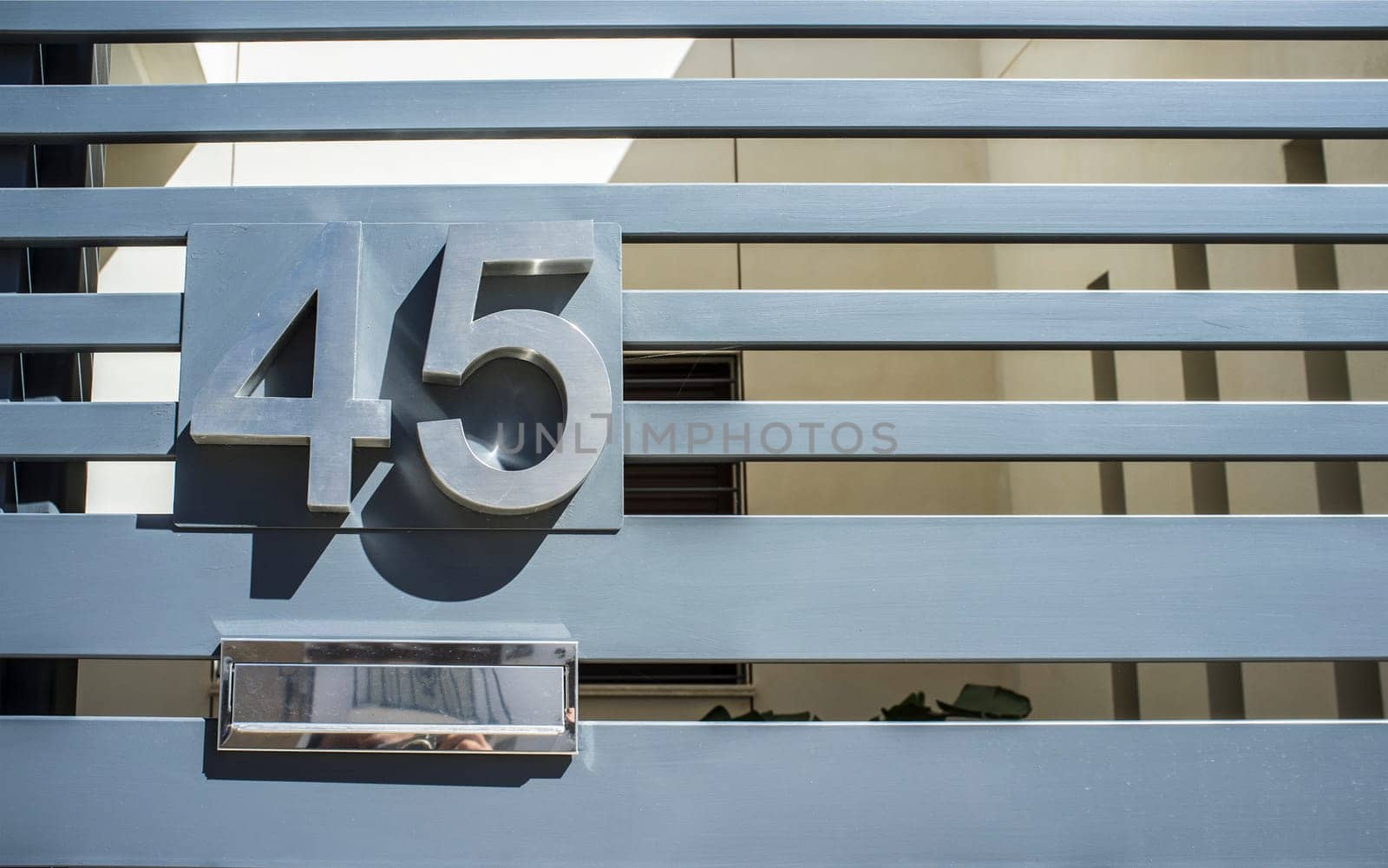 House number 45. Houses with personality concept