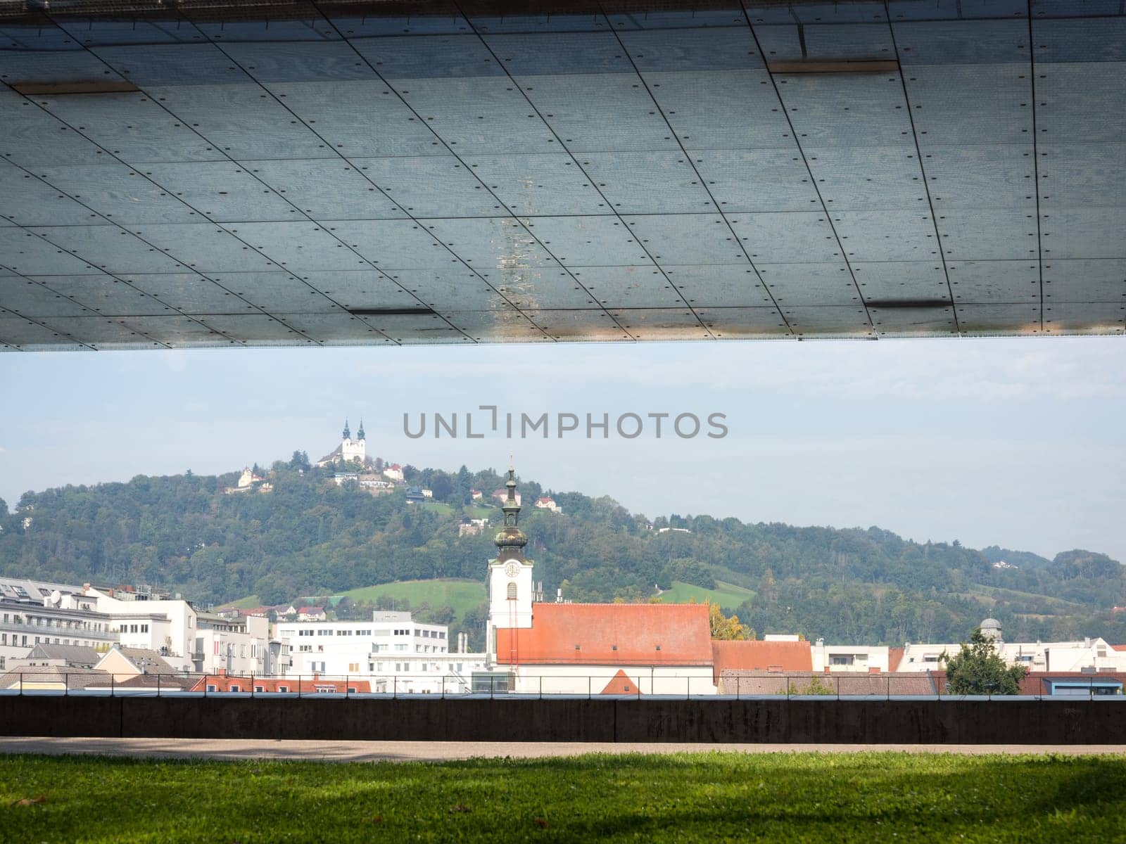 Linz Austria Church and Göstlingberg