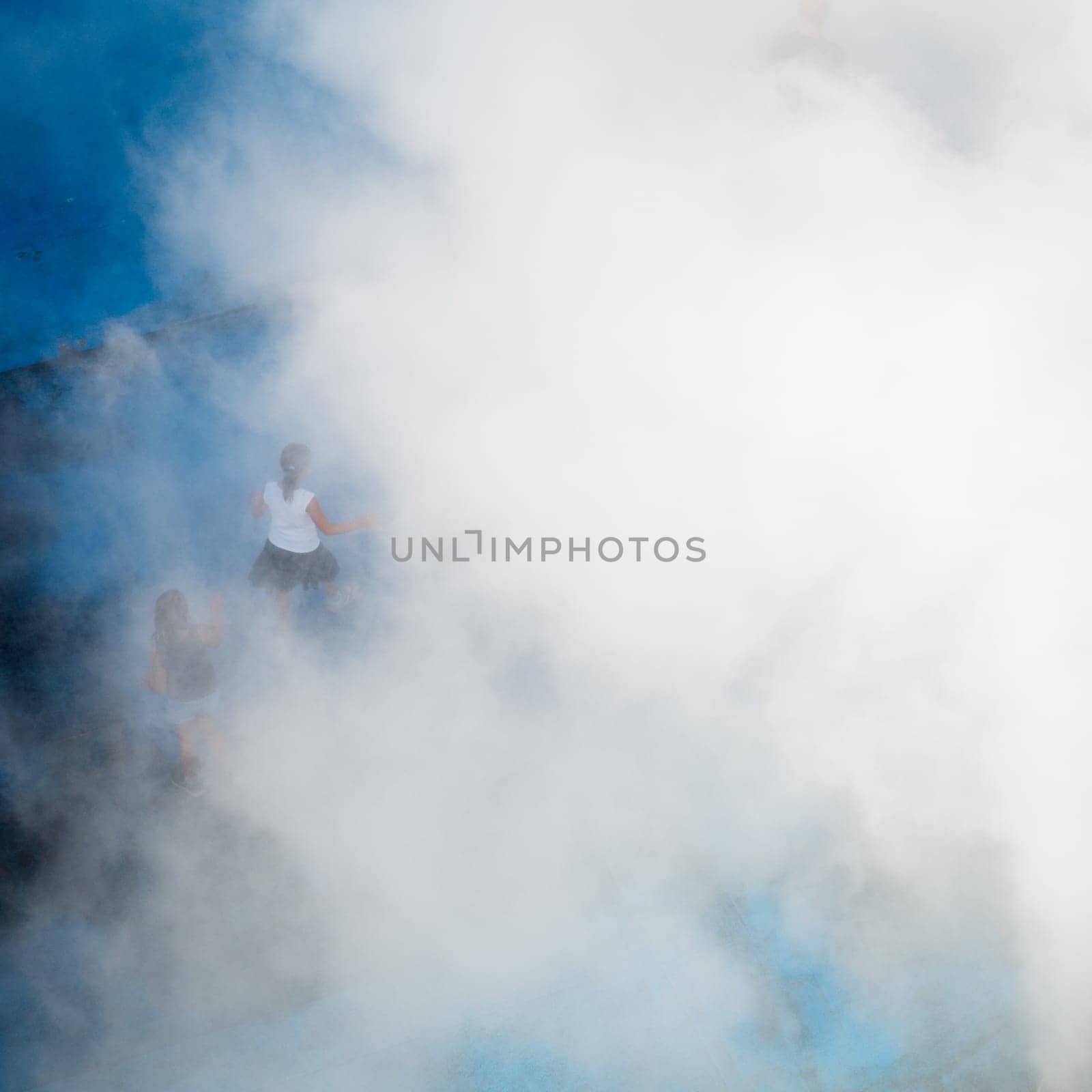 People in fog