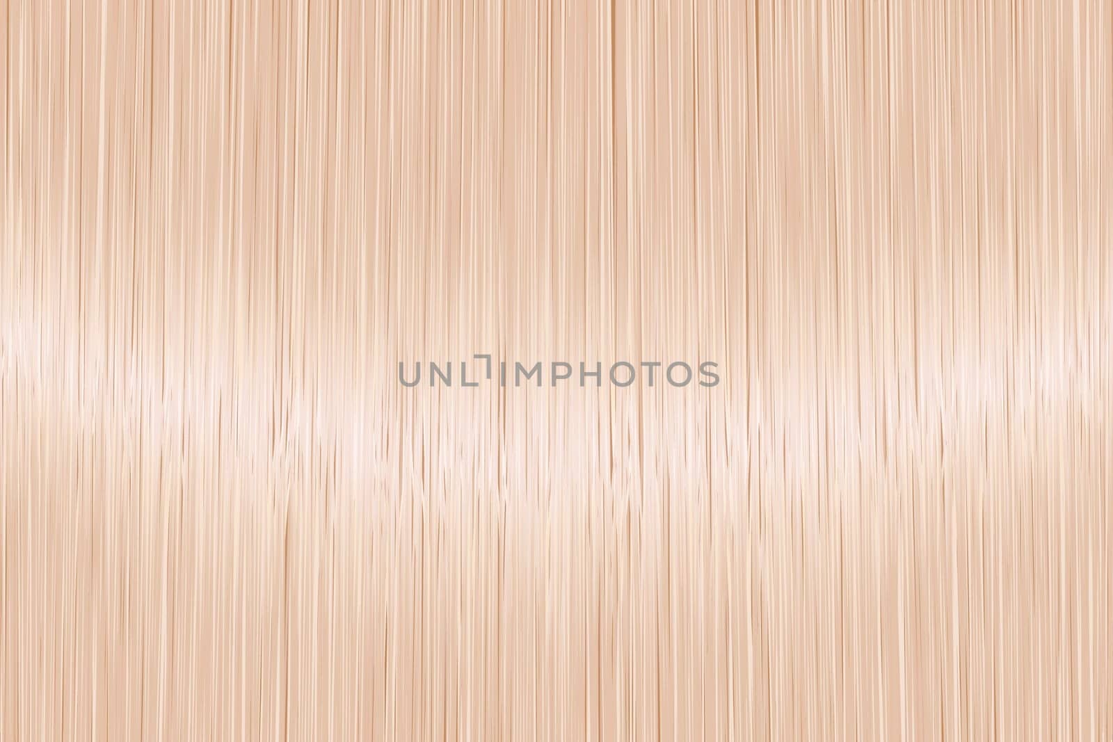 Realistic blond straight hair texture with glossy shiny detail. Vector illustration.