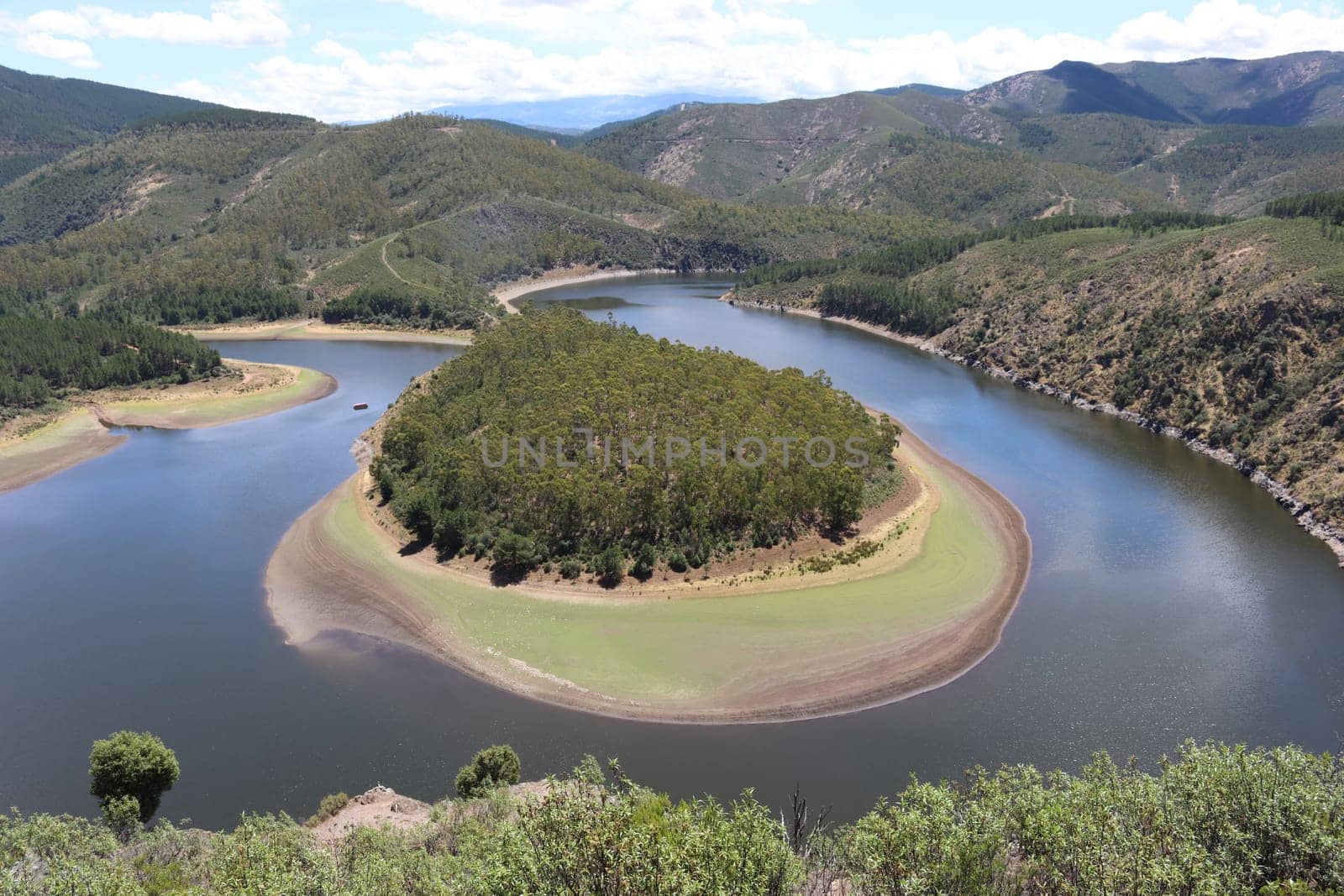 beautiful meander river curves water landscape nature amplitude