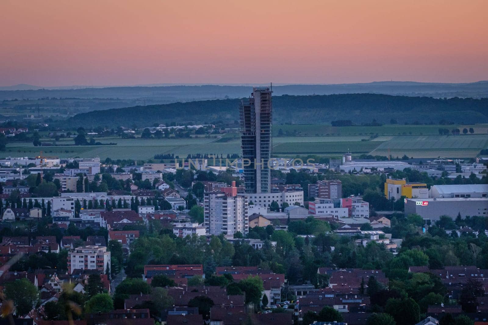 SLT 107 Schwabenlandtower in Fellbach Germany citiyscape