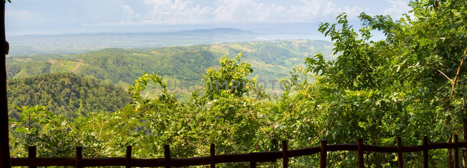 View on the landscape surrounding Livingstonia in Malawi, Africa. Travel and Tourism.