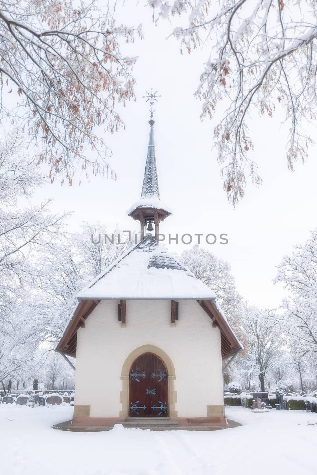 chapel in winter