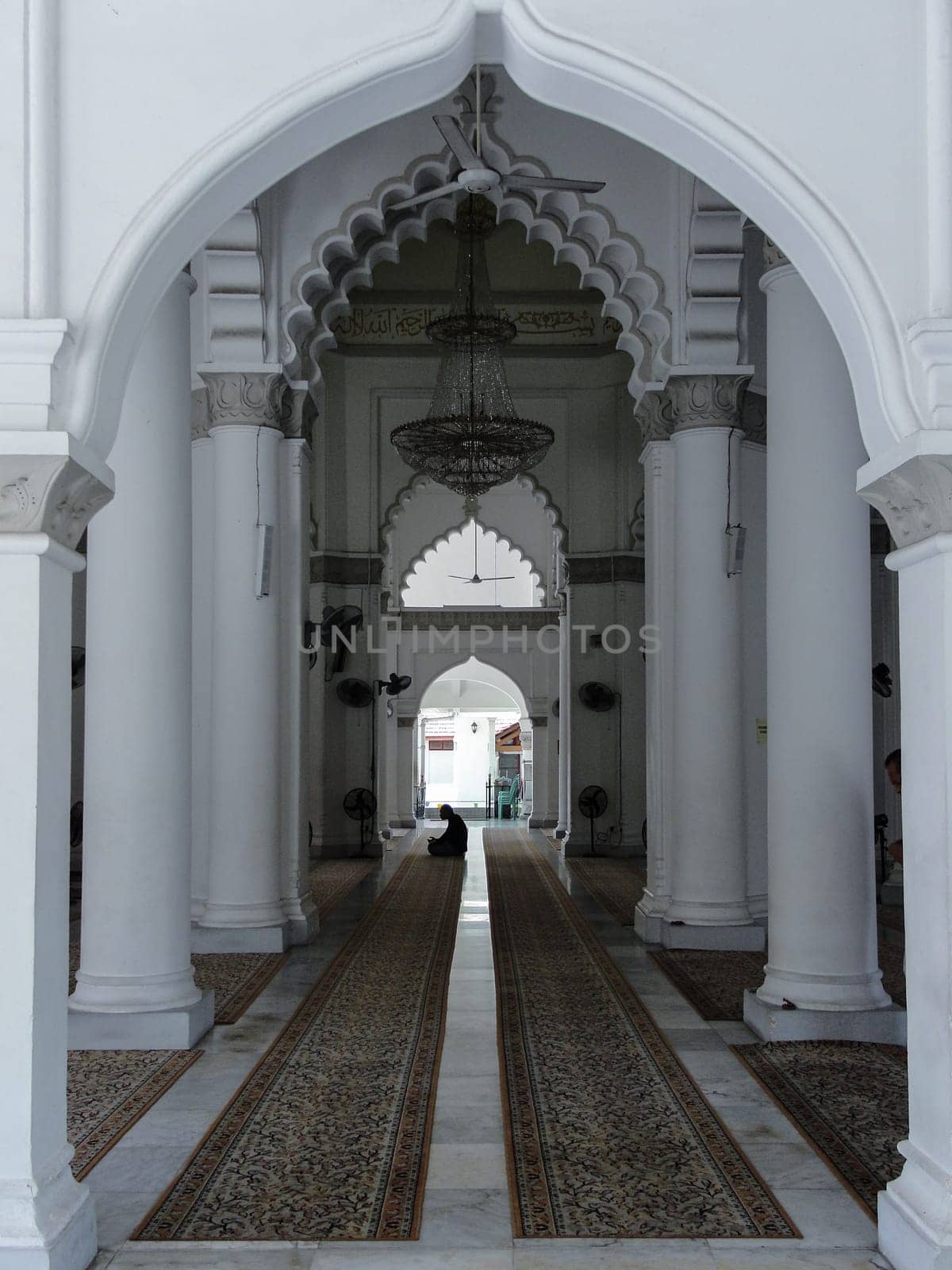 Kapitan Keling Mosque, GeorgeTown Penang Malaysia, perspective