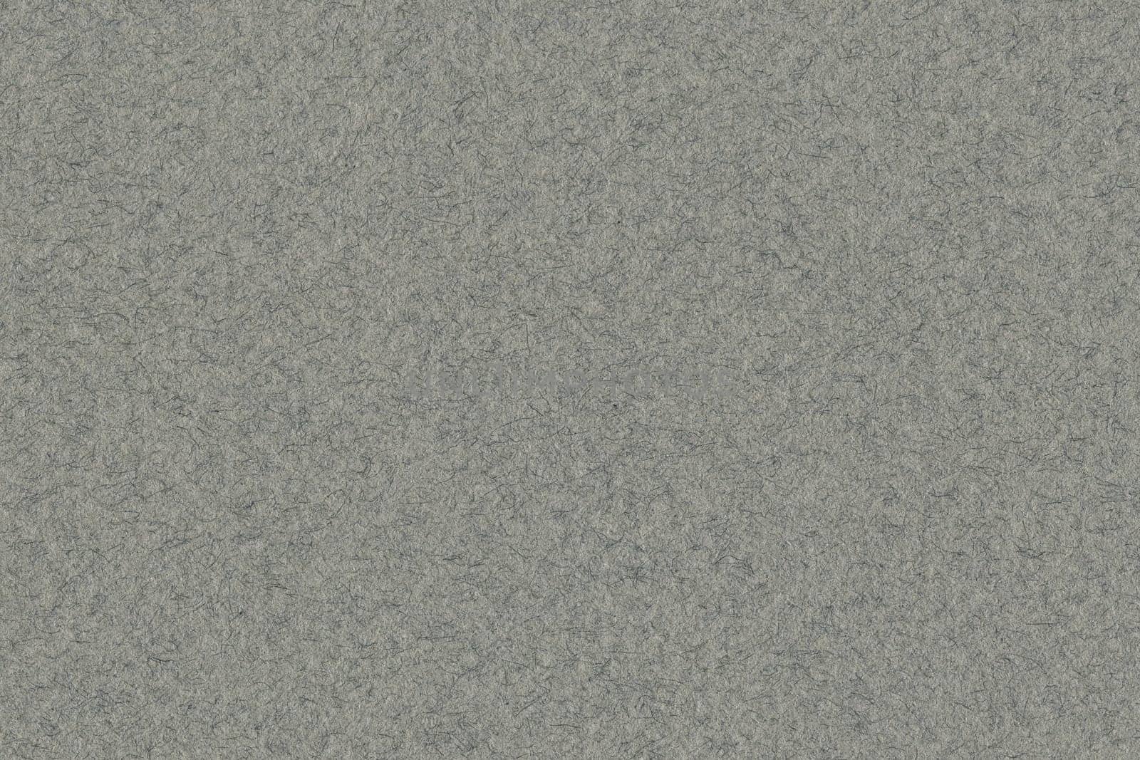 front view macro closeup of empty flat grey colored paper texture with visible surface pulp fiber details