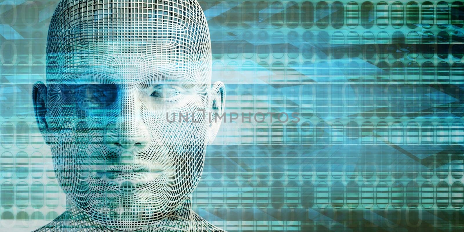 Intelligent Technology Digital Design as a Abstract Background