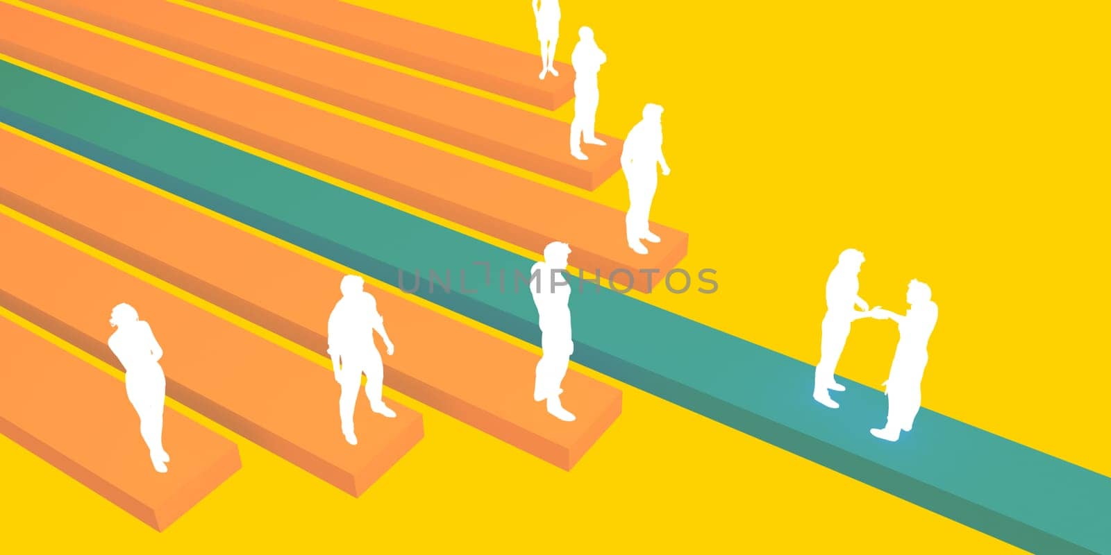 Project Management Business Solutions as an Abstract Background