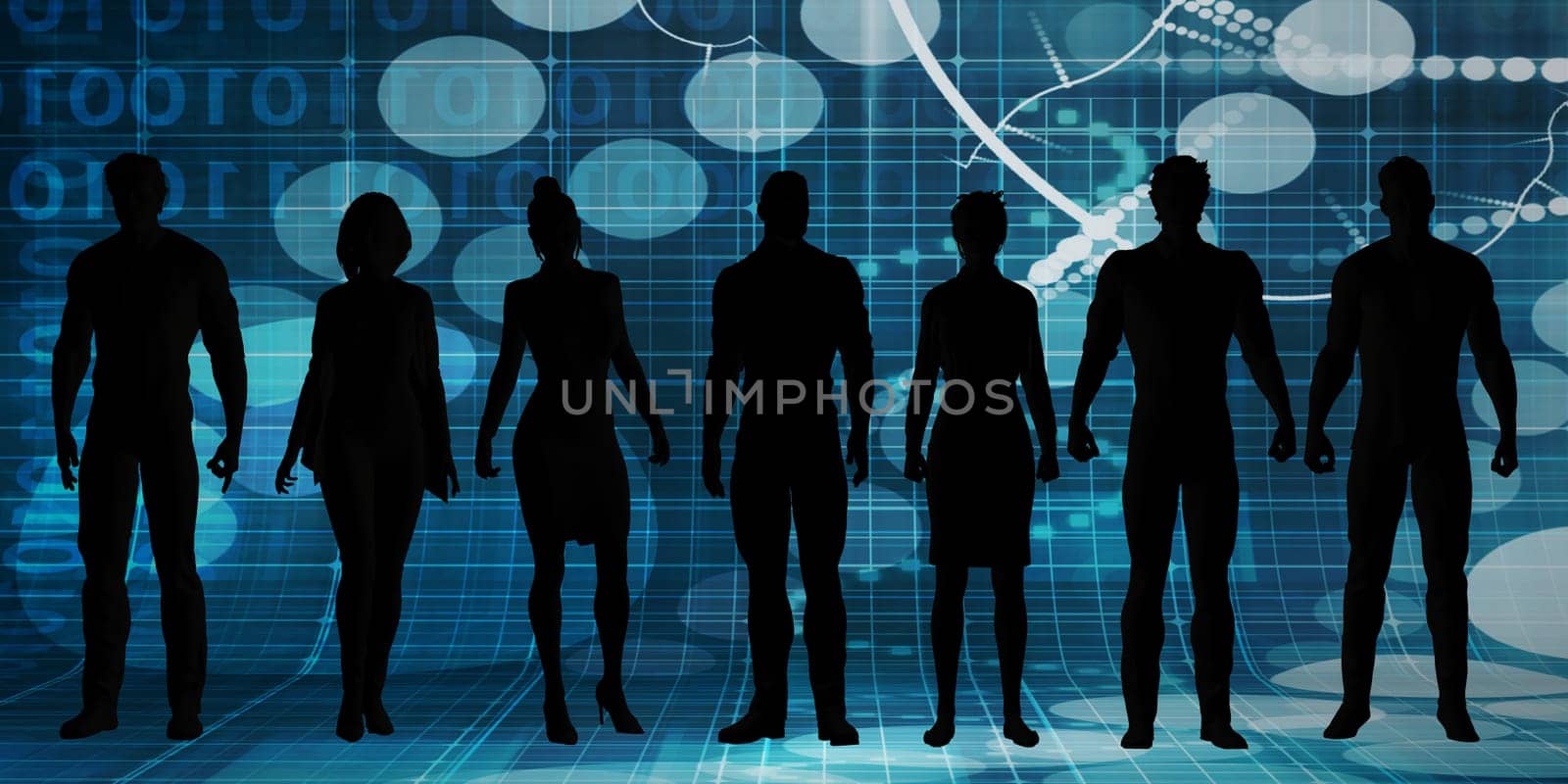 Corporate Culture and Communication Abstract Presentation background
