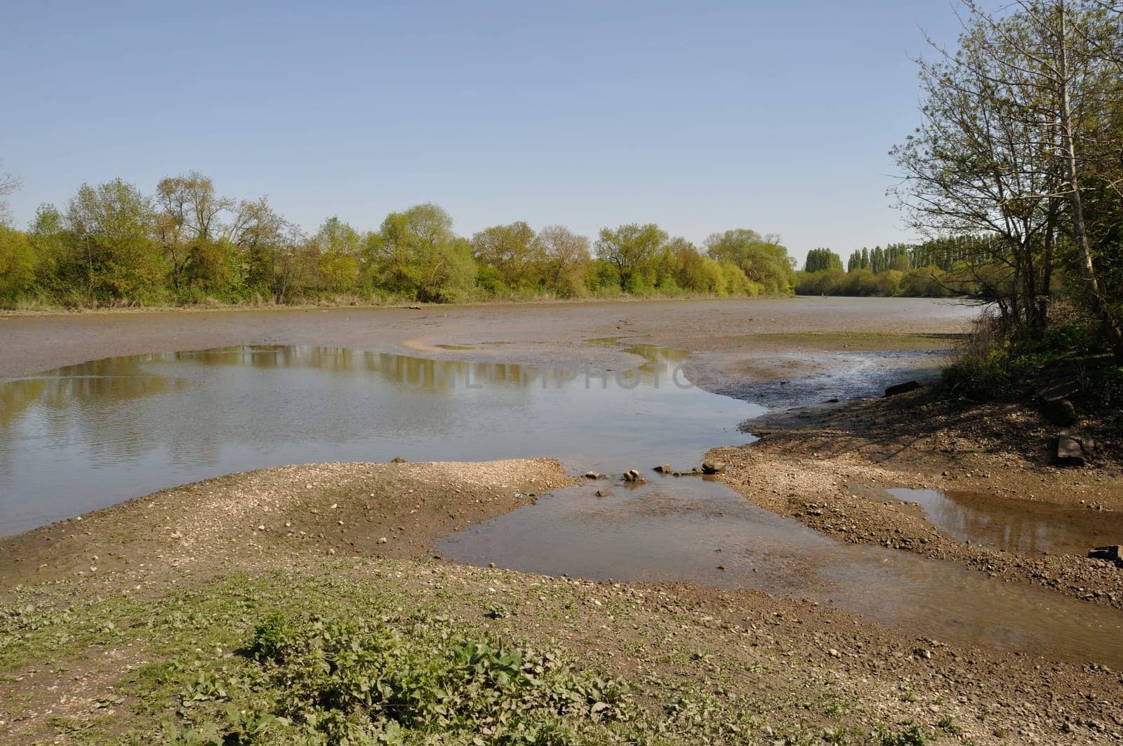 Banks of the Seine at Elbeuf in Normandy