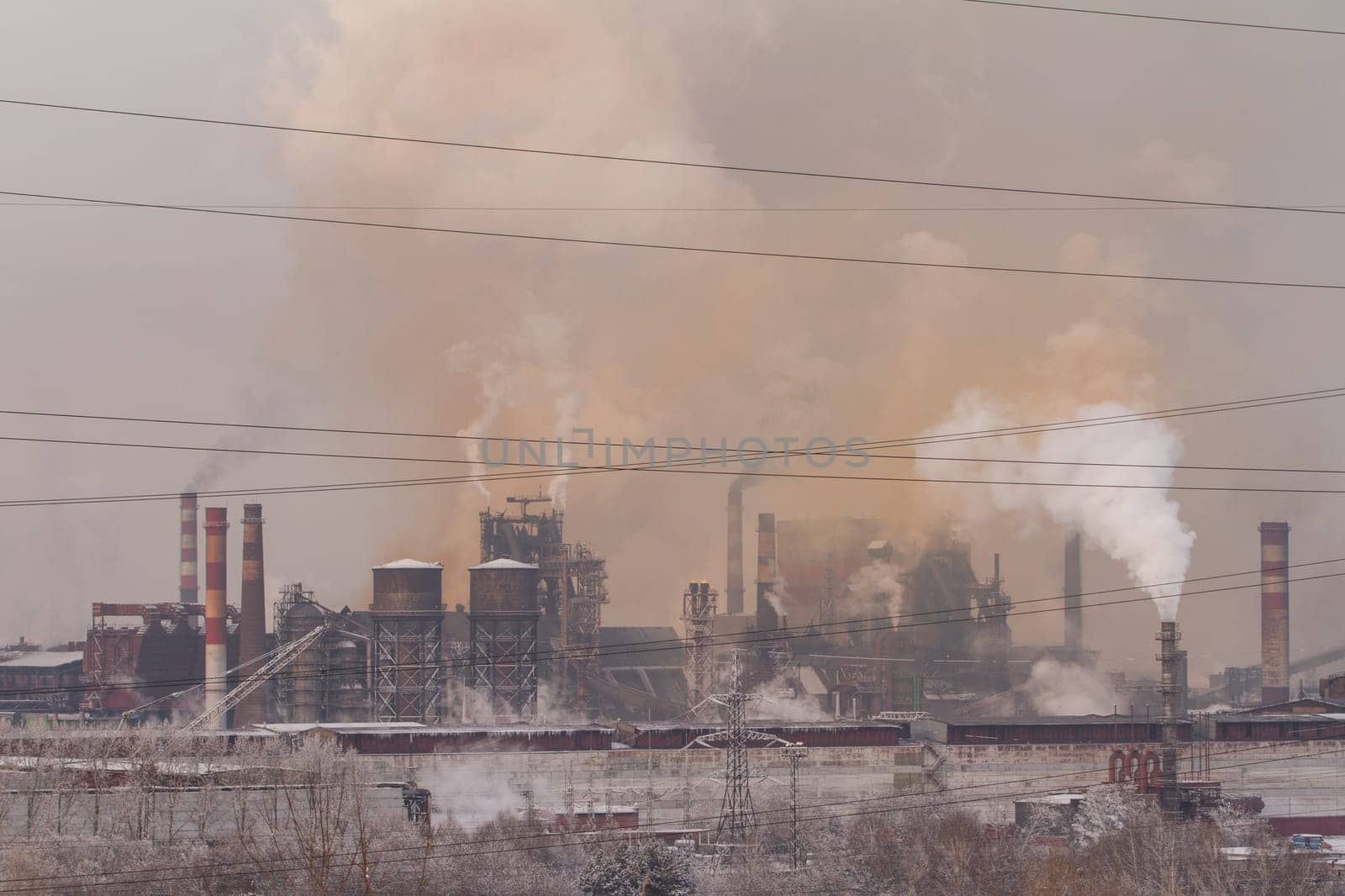 factory smoke pollution, environmental problems and air pollutio