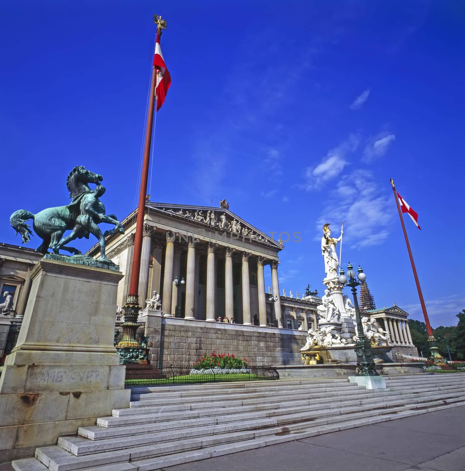 Parliament Building in Vienna, Austria