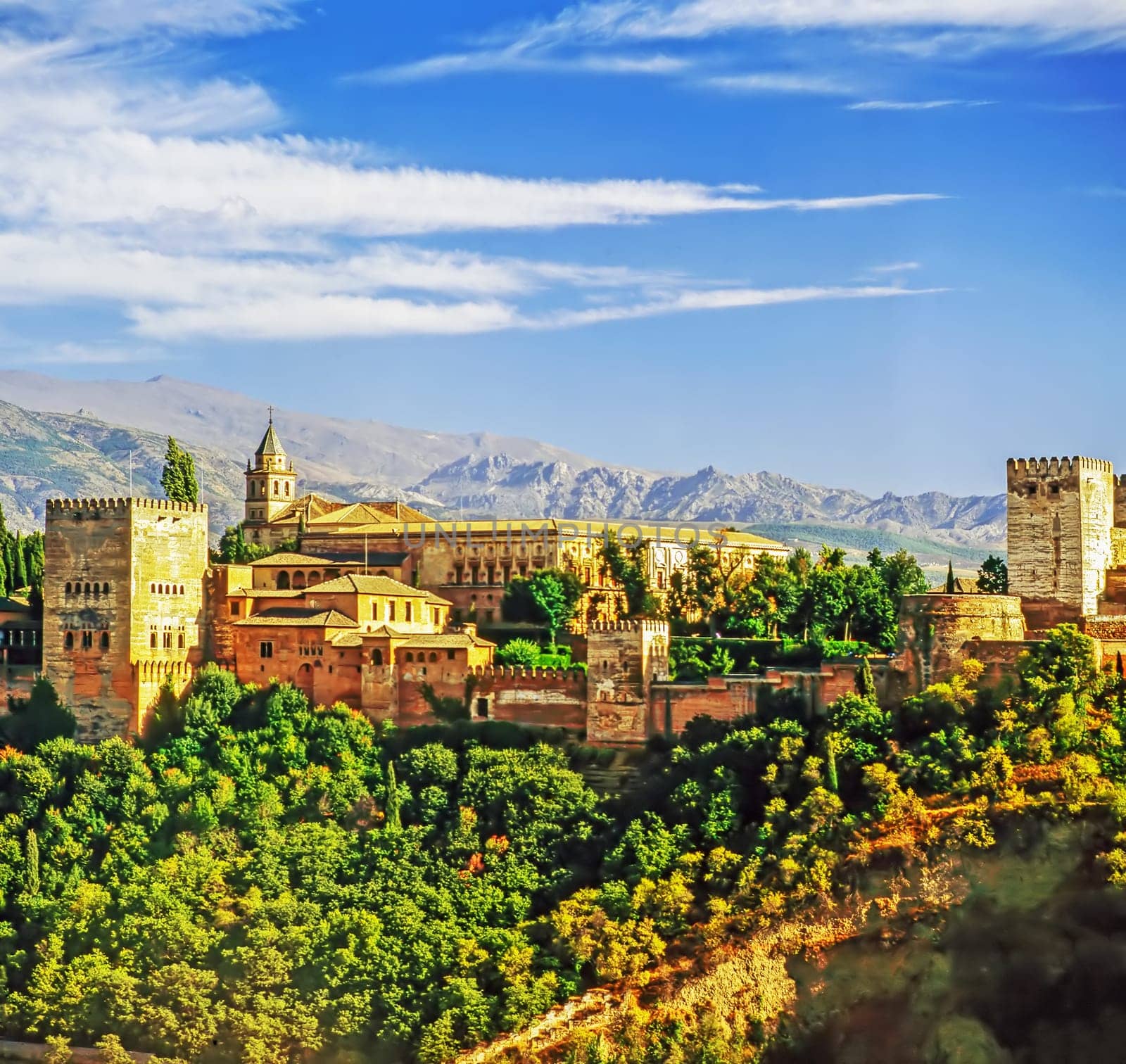 Alhambra in Granada, Spain