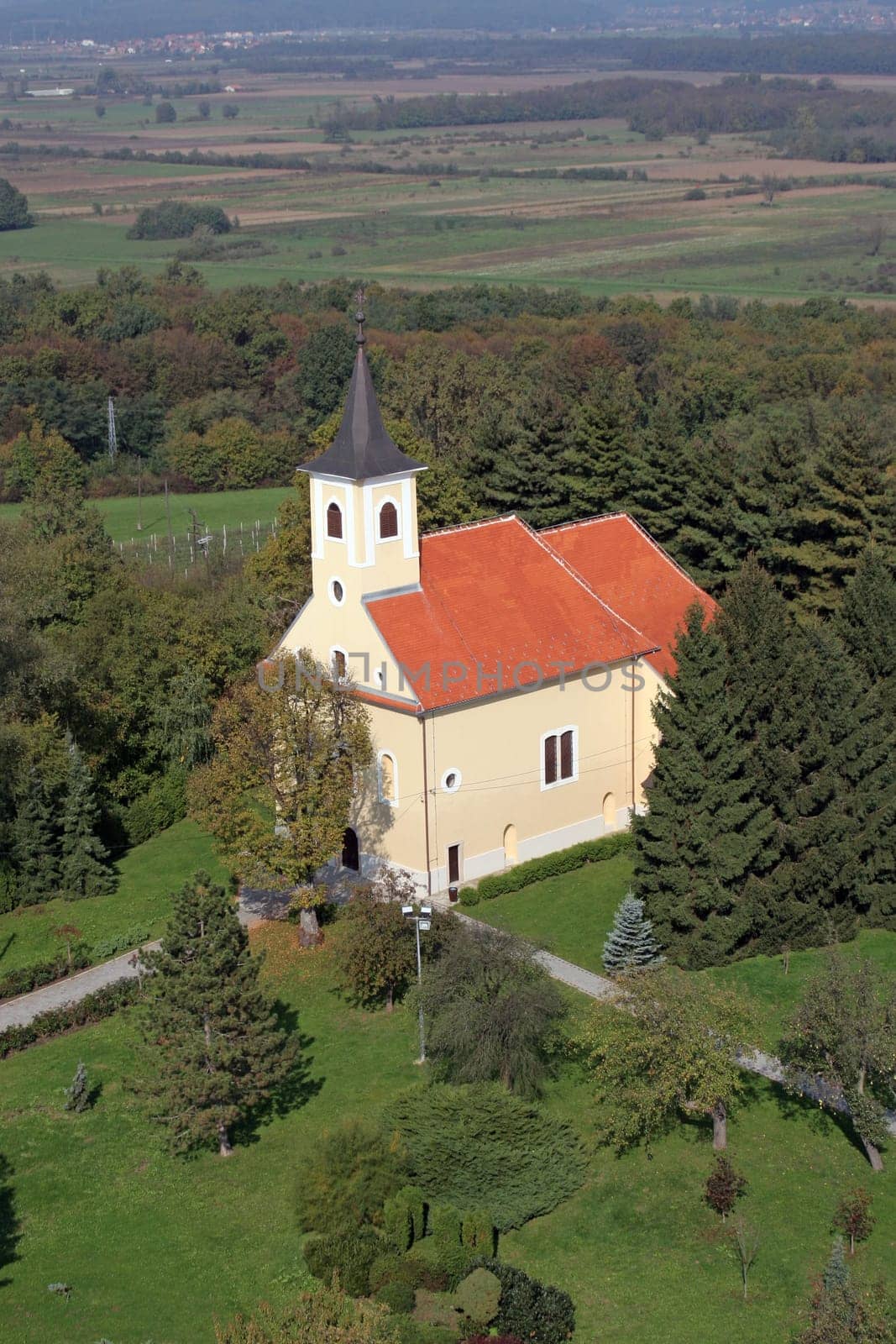 Church of St. John the Apostle and Evangelist in Cerje, Croatia
