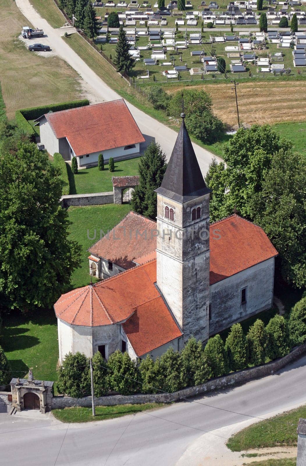 Church of the Our Lady of the Snows in Volavje, Croatia
